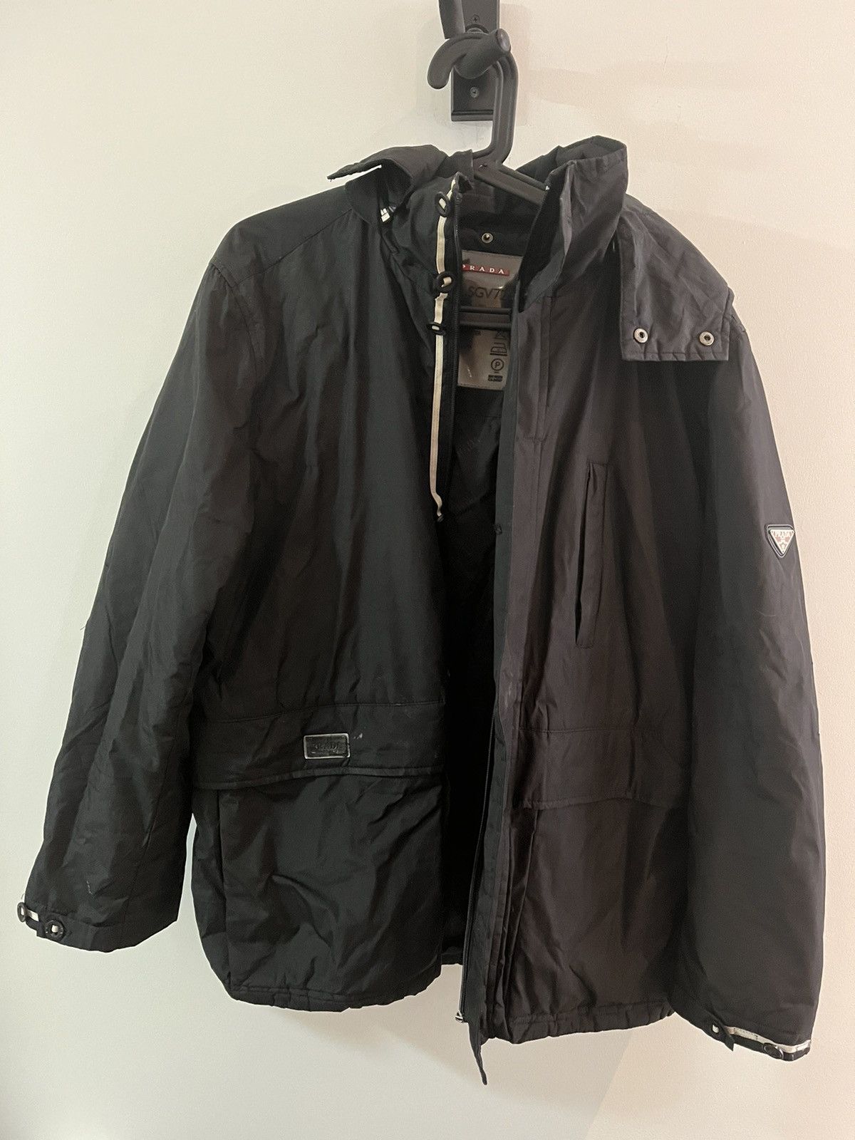 Prada Vintage Nylon Jacket (SGV726) | Grailed