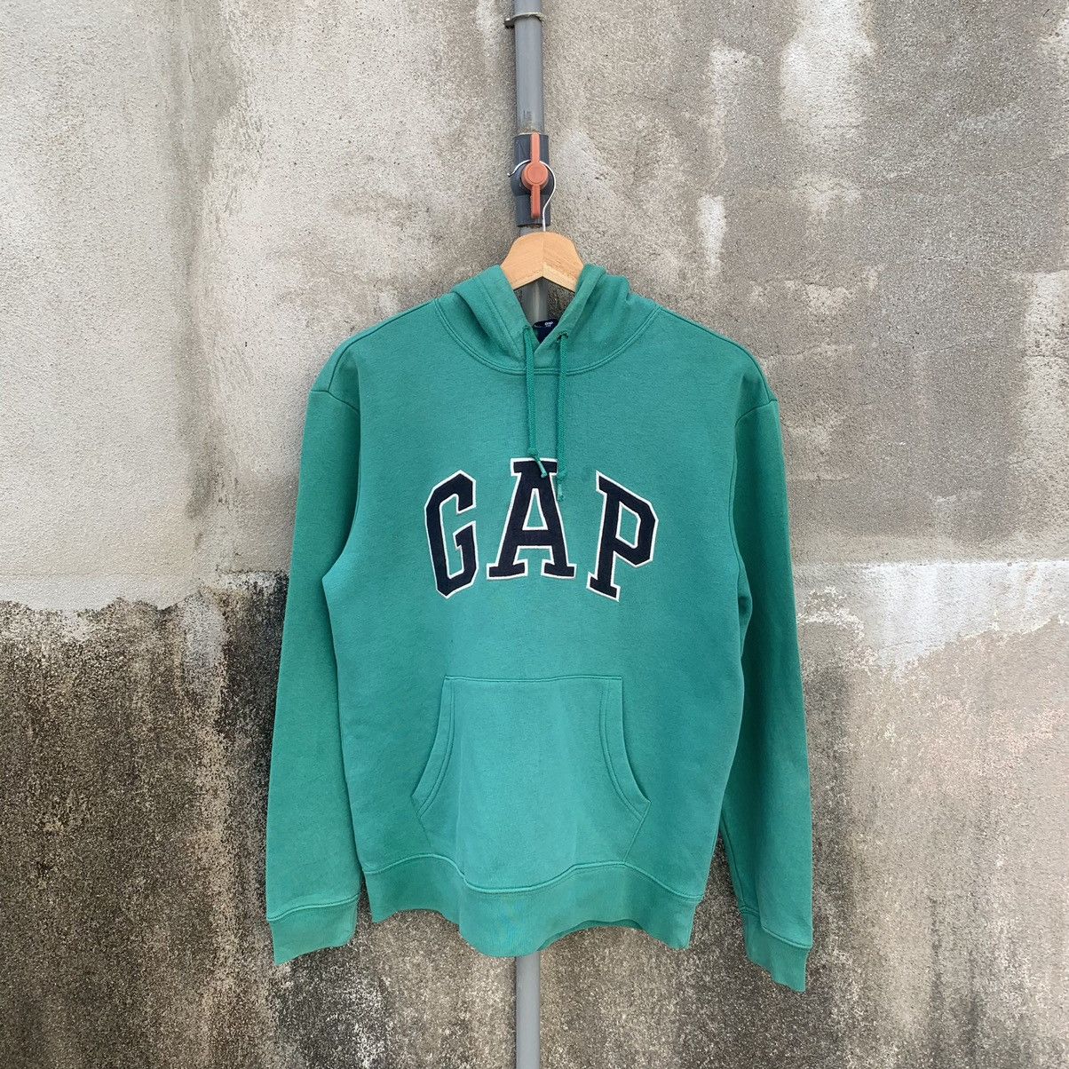 Gap × Vintage Vintage Gap Spell Out Streetwear Pullover Hoodie Sweater Size US M / EU 48-50 / 2 - 2 Thumbnail