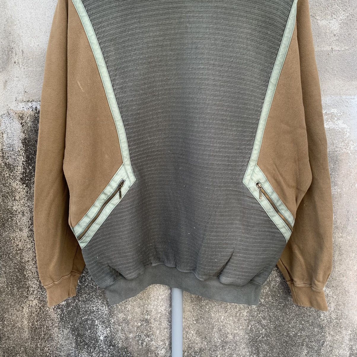 Designer × Lancel × Vintage Vintage Lancel Two Tone Pullover Sweater Sweatshirts Size US L / EU 52-54 / 3 - 3 Thumbnail