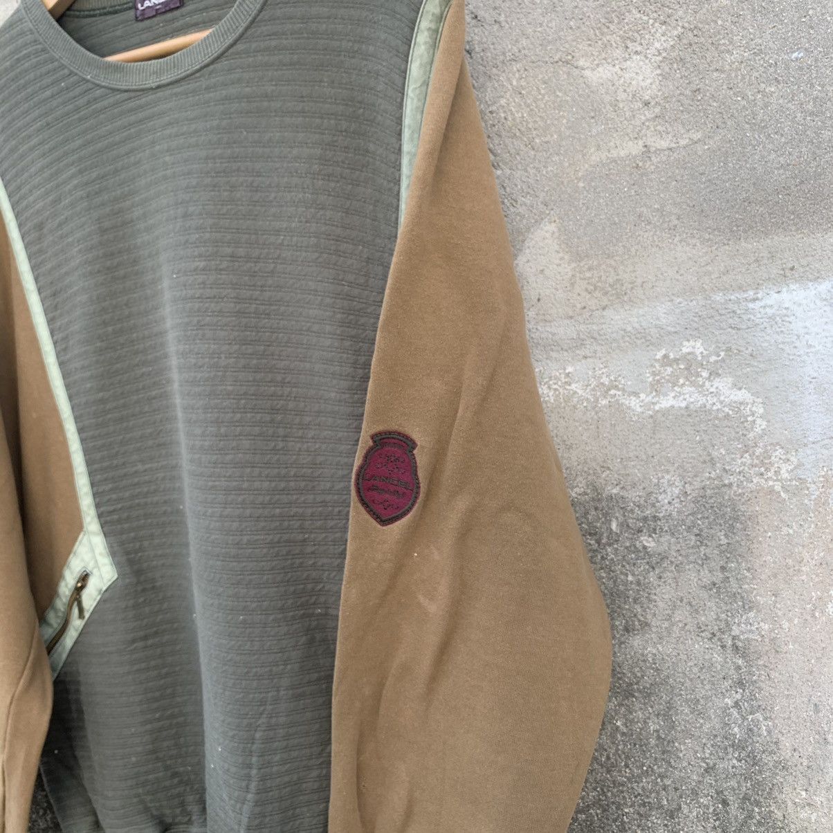Designer × Lancel × Vintage Vintage Lancel Two Tone Pullover Sweater Sweatshirts Size US L / EU 52-54 / 3 - 6 Thumbnail