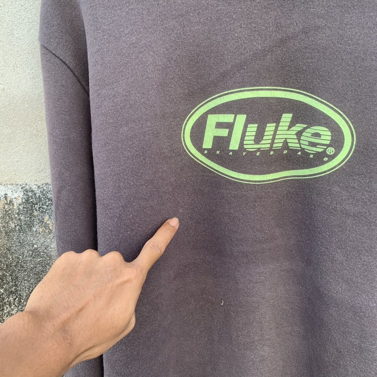 Flux × Vintage Vintage Fluke Skateboard Crewneck Sweater Sweatshirts Size US L / EU 52-54 / 3 - 9 Thumbnail