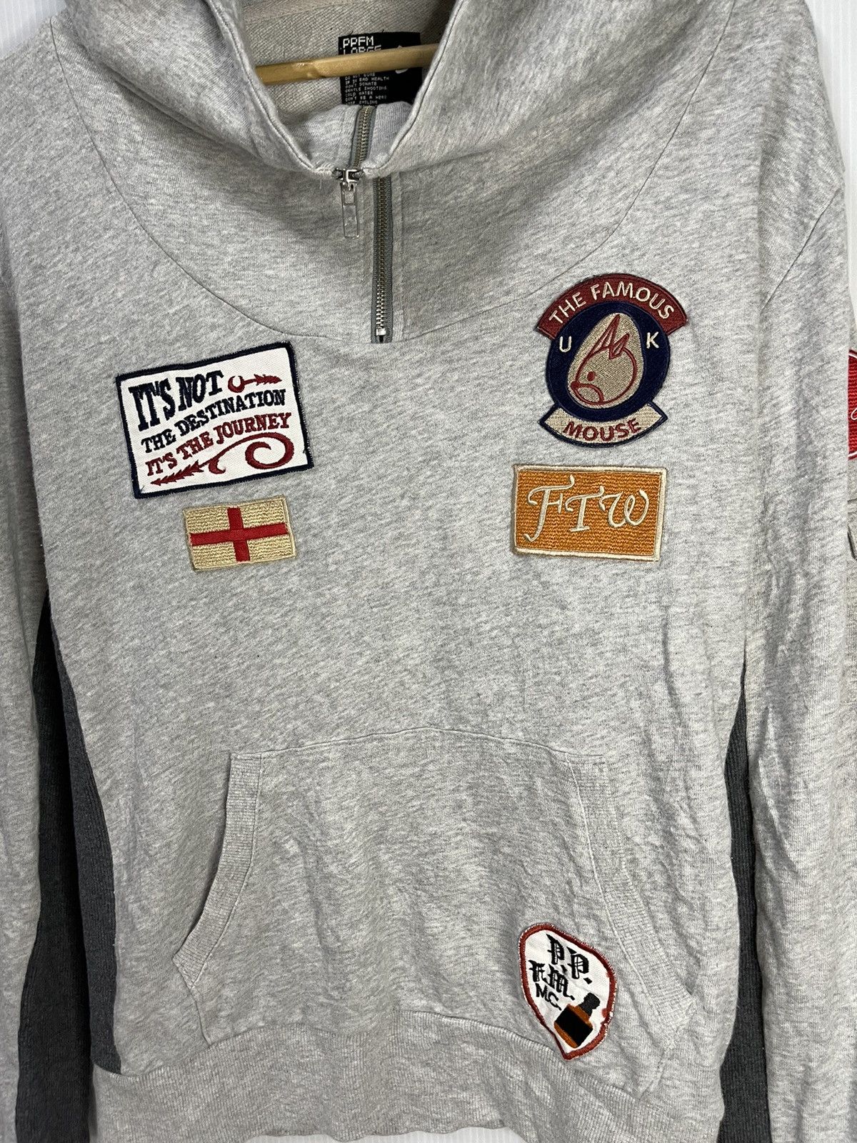 Japanese Brand Rare Design PPFM Sweater Patch Logo #87-2502 Size US M / EU 48-50 / 2 - 2 Thumbnail