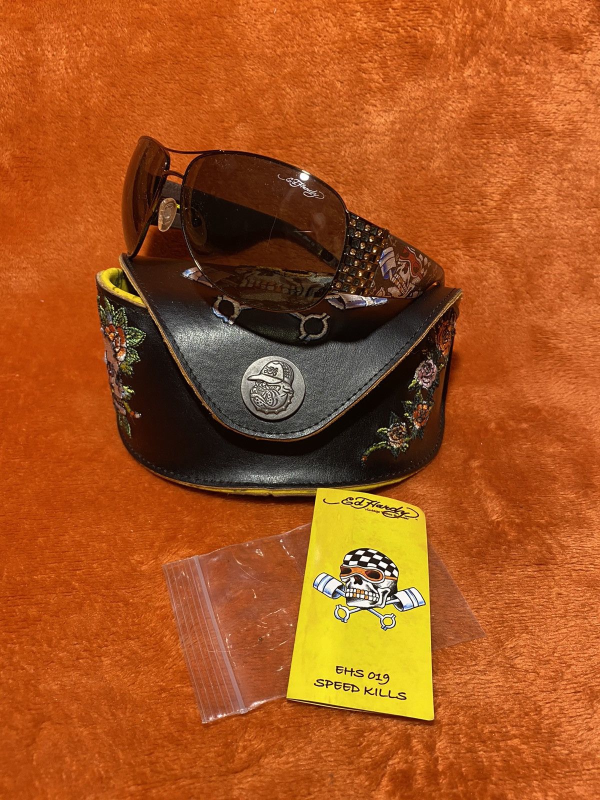 Christian Audigier × Ed Hardy × Vintage “Speed Kills” EHS  display picture 3