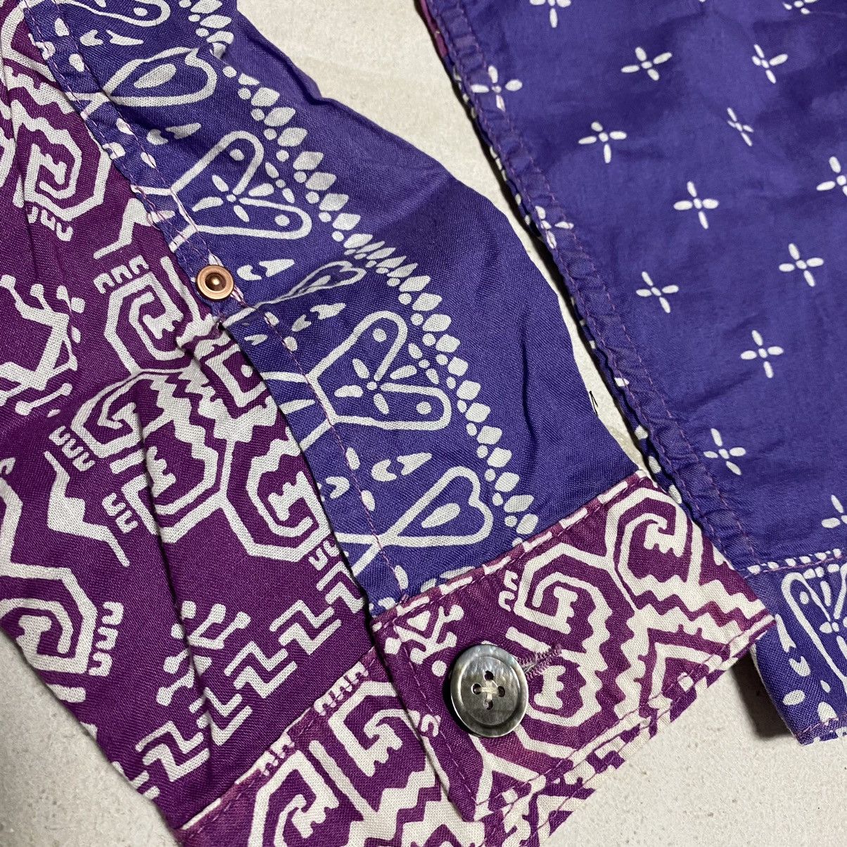 Kapital × Kapital Kountry Kapital Kountry Bandana Shirt Purple Size US L / EU 52-54 / 3 - 5 Thumbnail