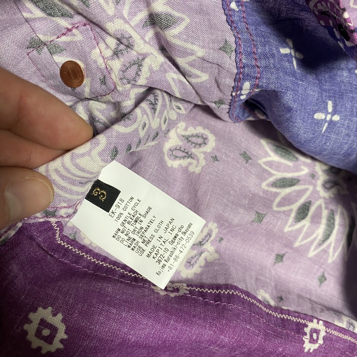 Kapital × Kapital Kountry Kapital Kountry Bandana Shirt Purple Size US L / EU 52-54 / 3 - 6 Thumbnail
