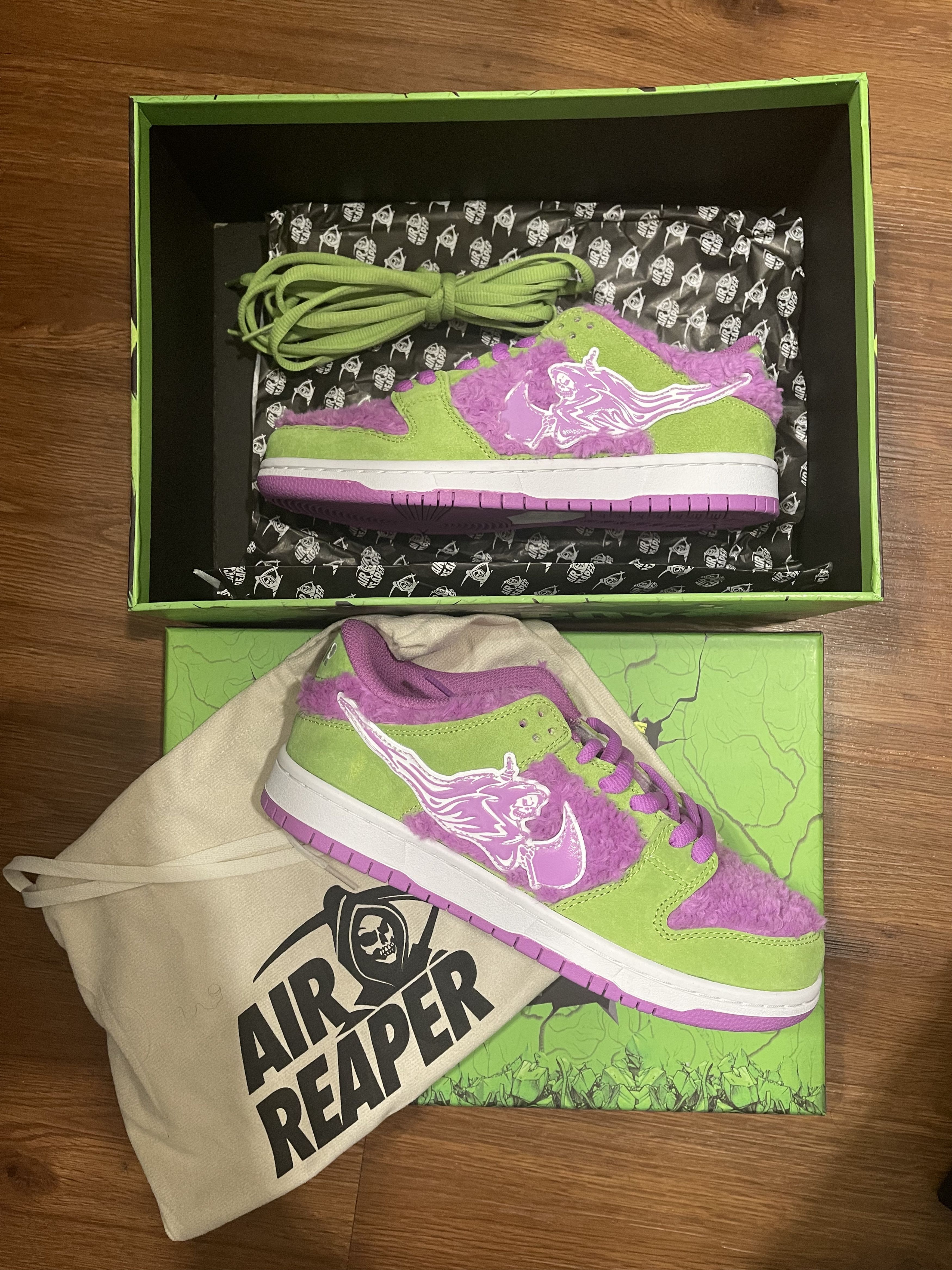 Custom SoleBoy Air Reaper / SpiderMan (Incredible Hulk) Grailed