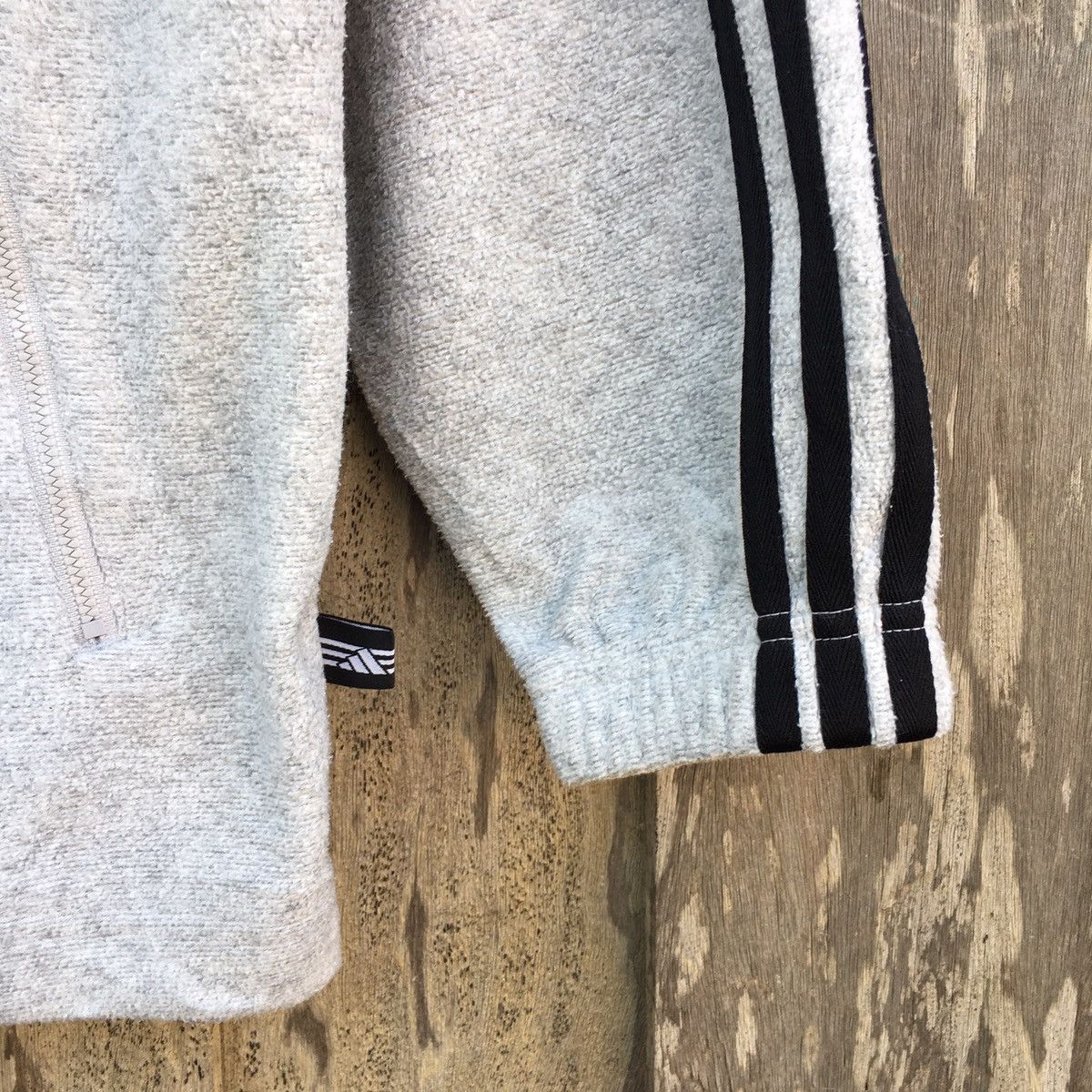 Adidas × Vintage Adidas Zip Up Small Logo Sweatshirt Size US L / EU 52-54 / 3 - 4 Thumbnail