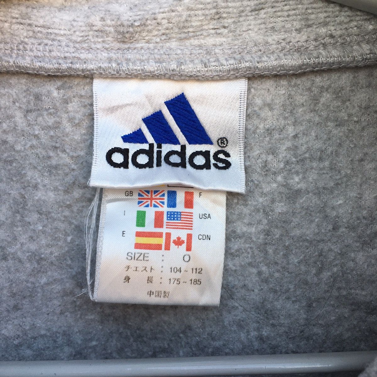 Adidas × Vintage Adidas Zip Up Small Logo Sweatshirt Size US L / EU 52-54 / 3 - 5 Thumbnail