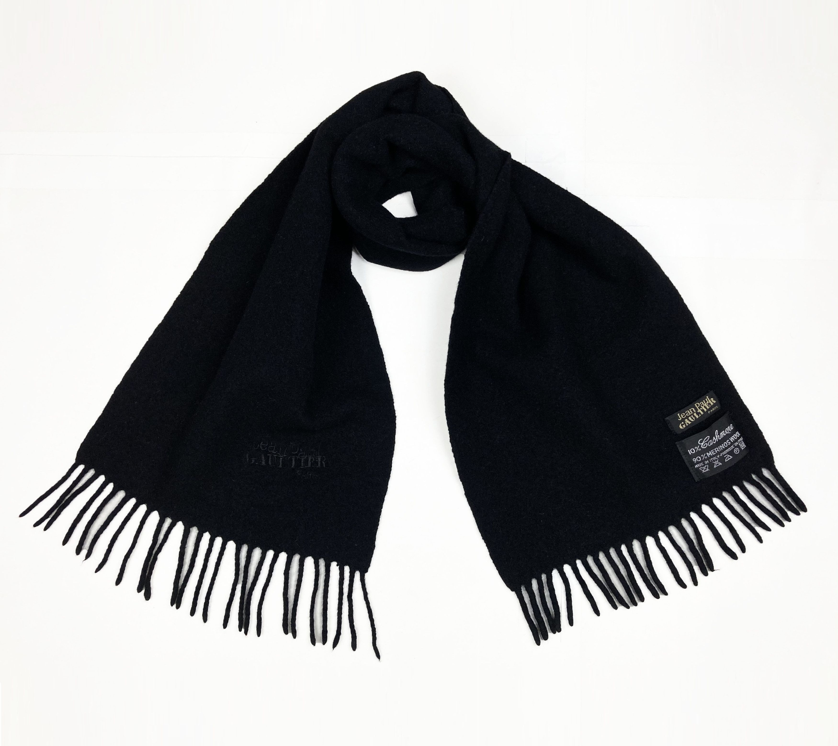 Jean Paul Gaultier Vintage Merinos Wool Scarf