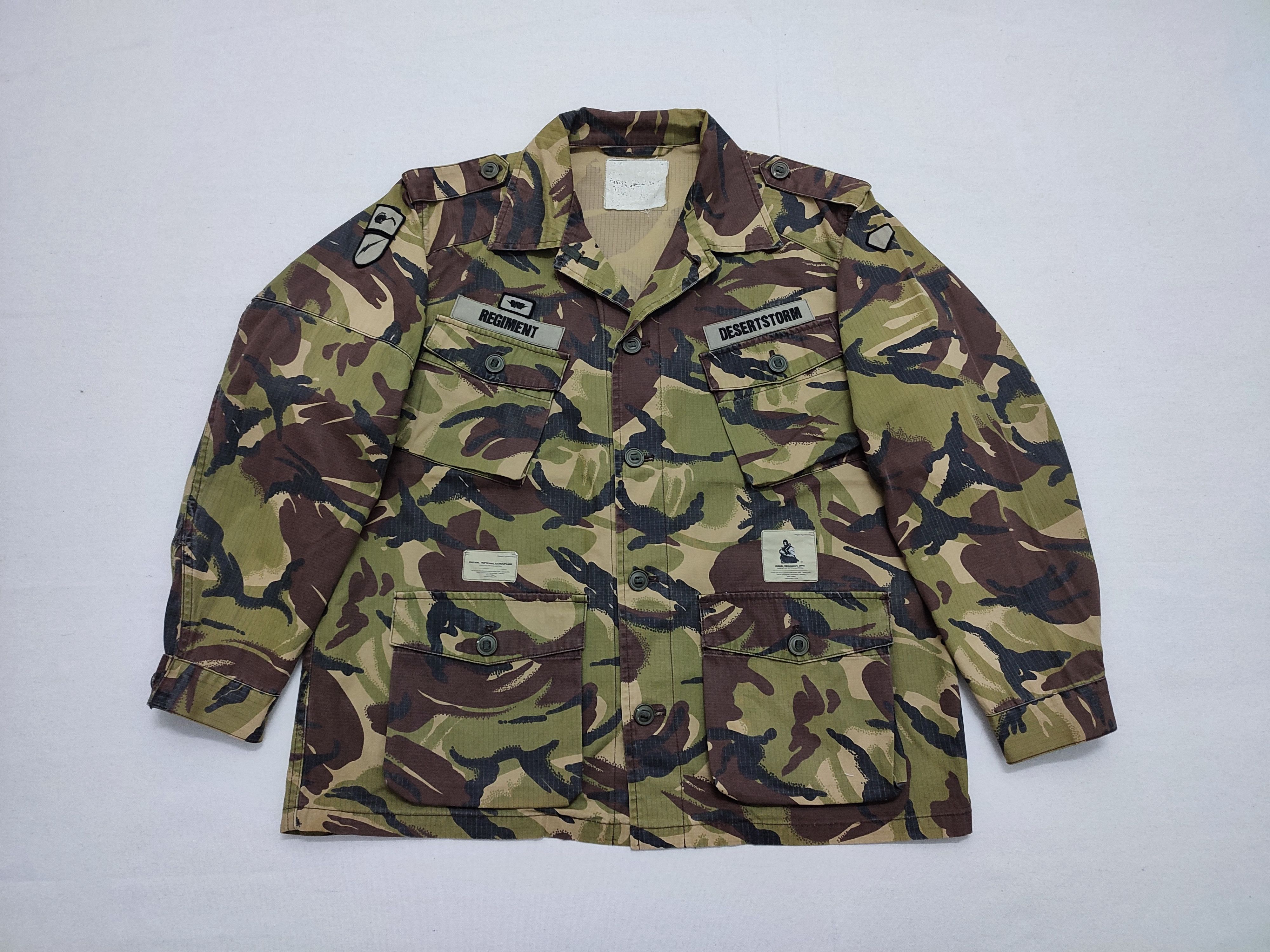 00s WTAPS DPM Camo Combat Jacket - blue room