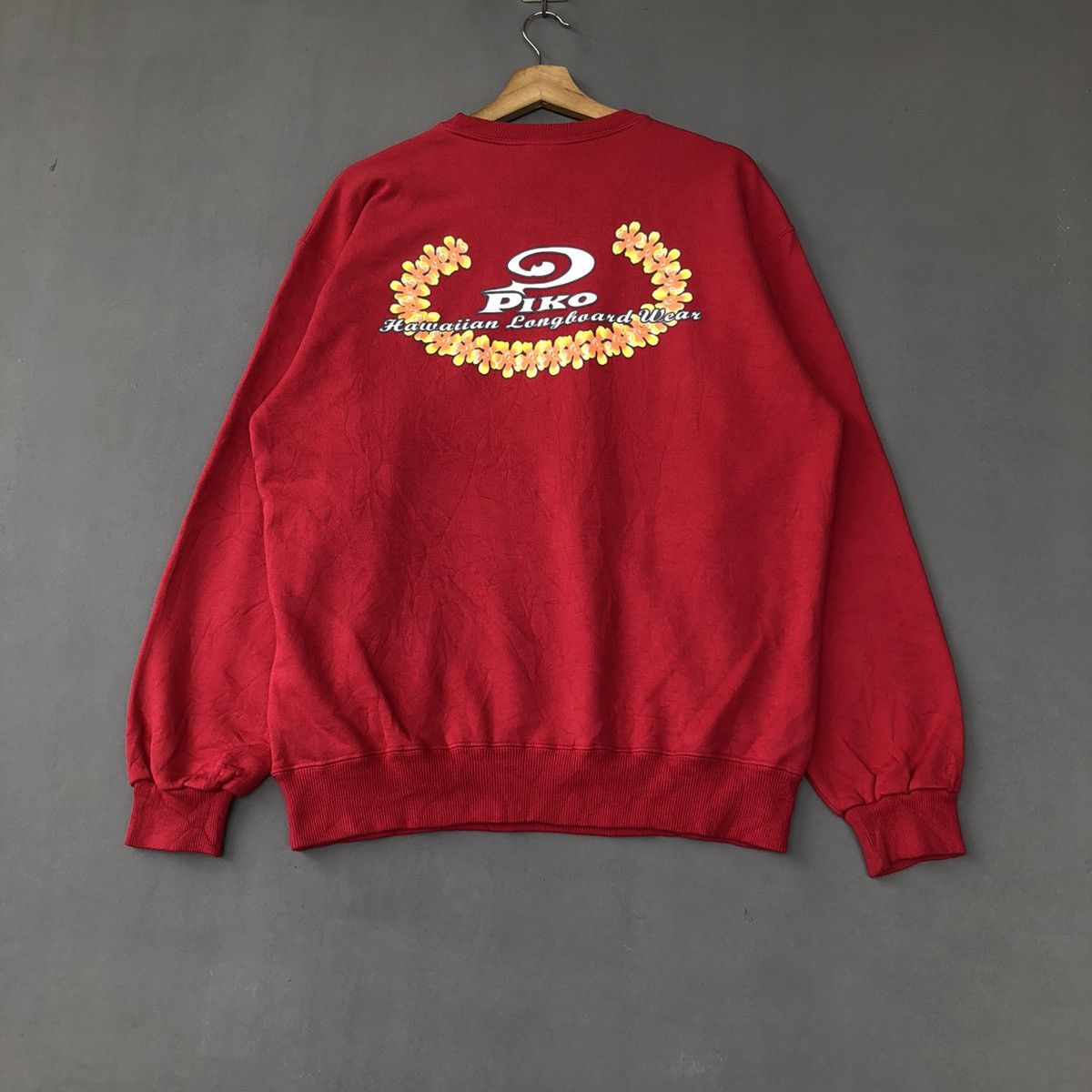 Vintage Piko Hawaiian Longboard Wear Sweatshirt Pullover Jumper Grailed