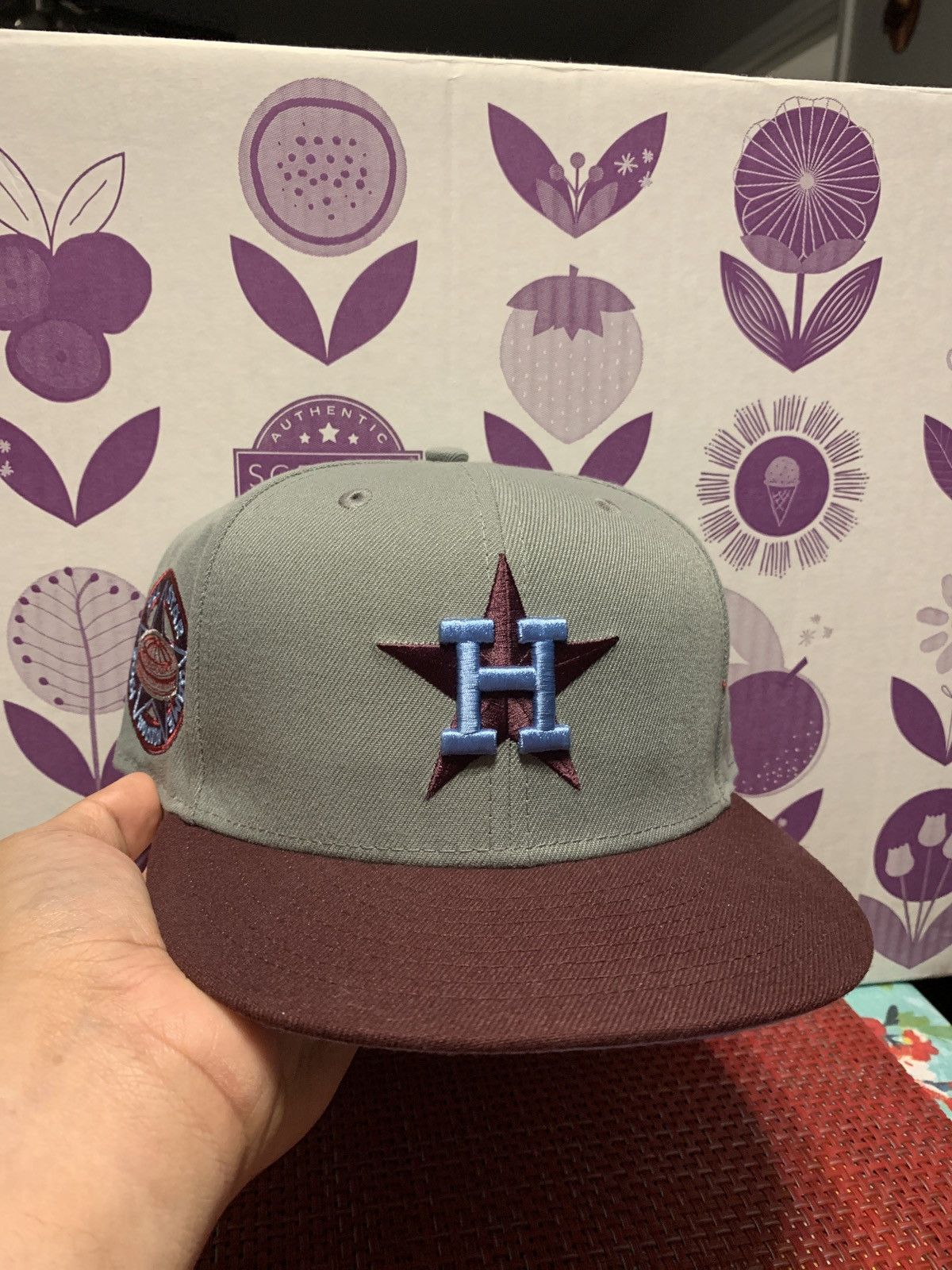 Lids Lids x New Era Houston Astros fitted “misty maroon” | Grailed