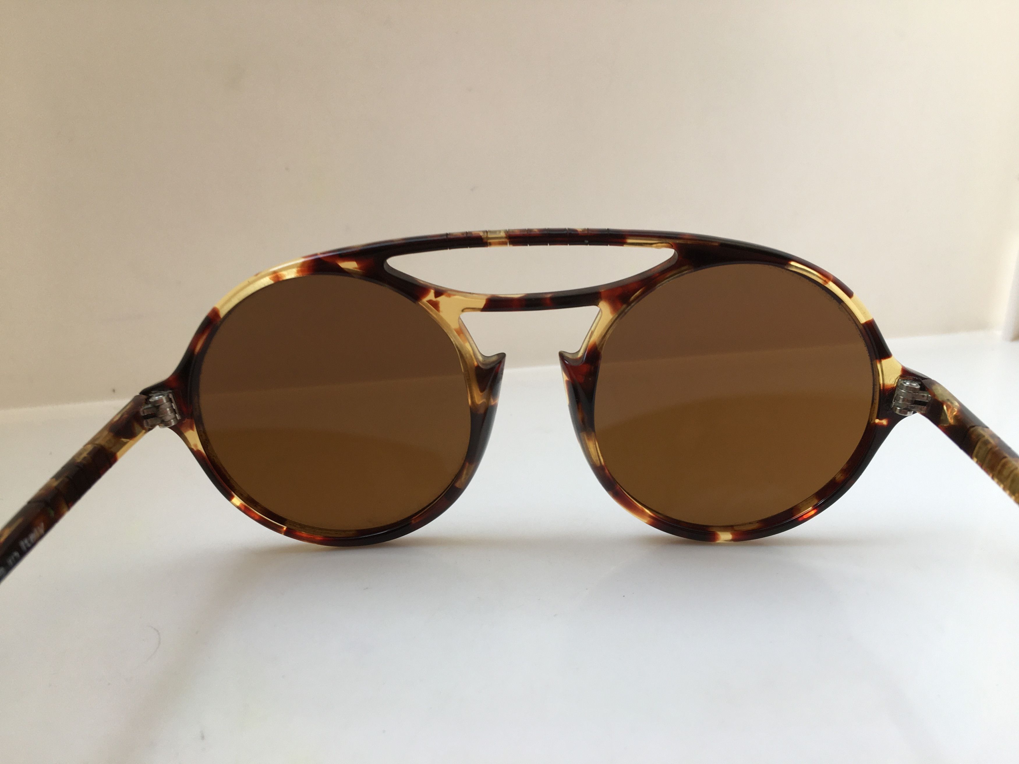 Persol Vinatge Persol Ratti 650 Round Sunglasses Italy Glass Lens Size ONE SIZE - 4 Thumbnail