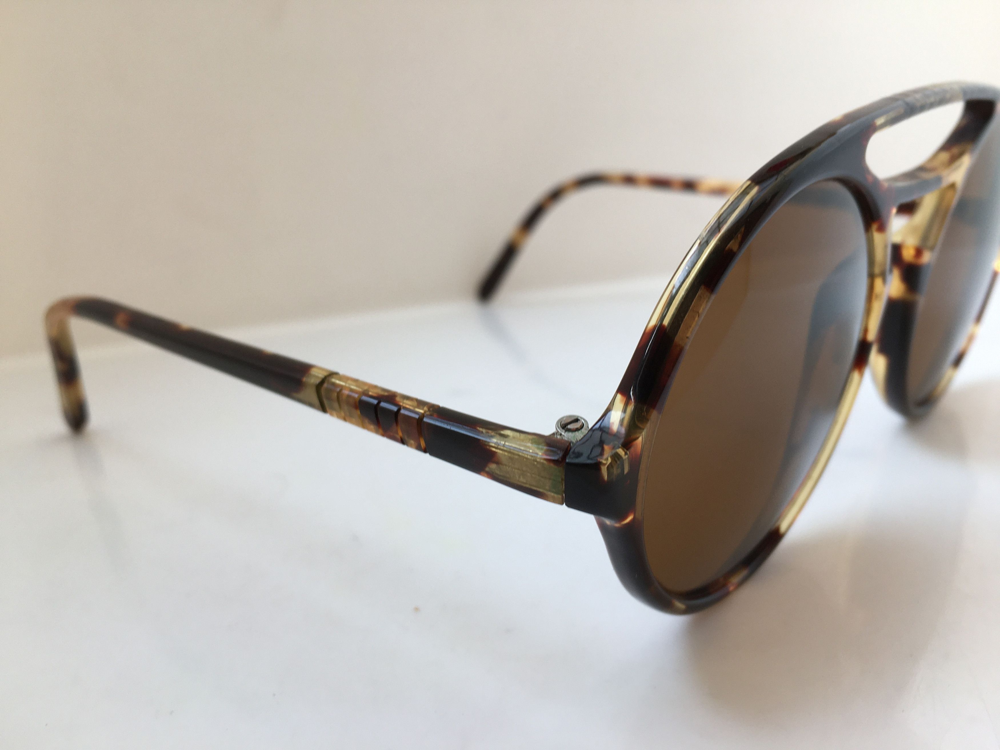 Persol Vinatge Persol Ratti 650 Round Sunglasses Italy Glass Lens Size ONE SIZE - 2 Thumbnail