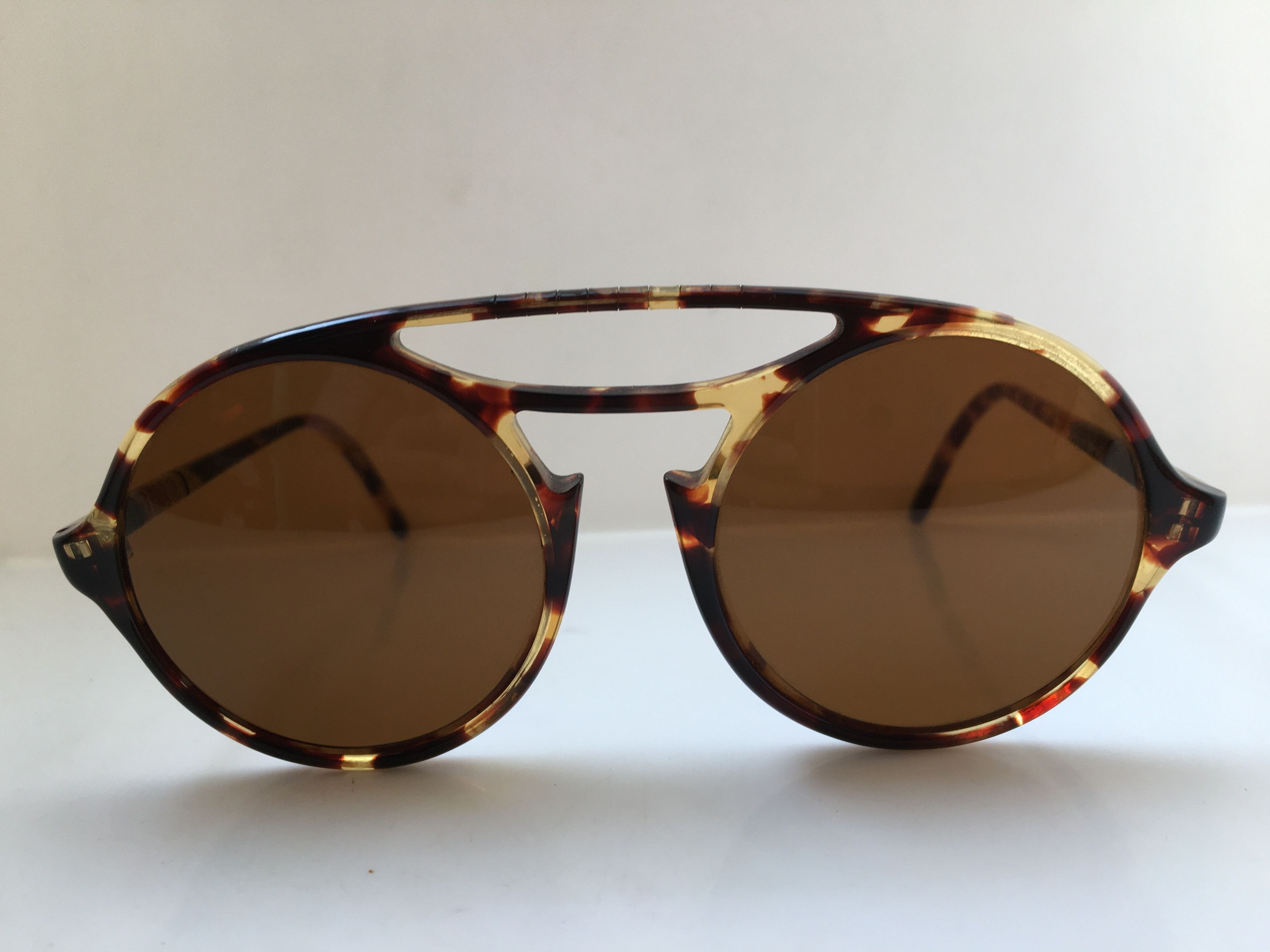 Persol Vinatge Persol Ratti 650 Round Sunglasses Italy Glass Lens Size ONE SIZE - 1 Thumbnail