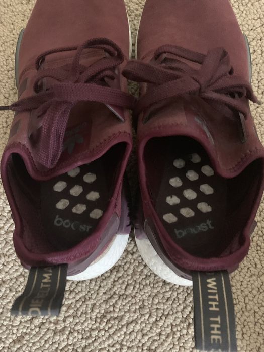 Nmd maroon best sale suede