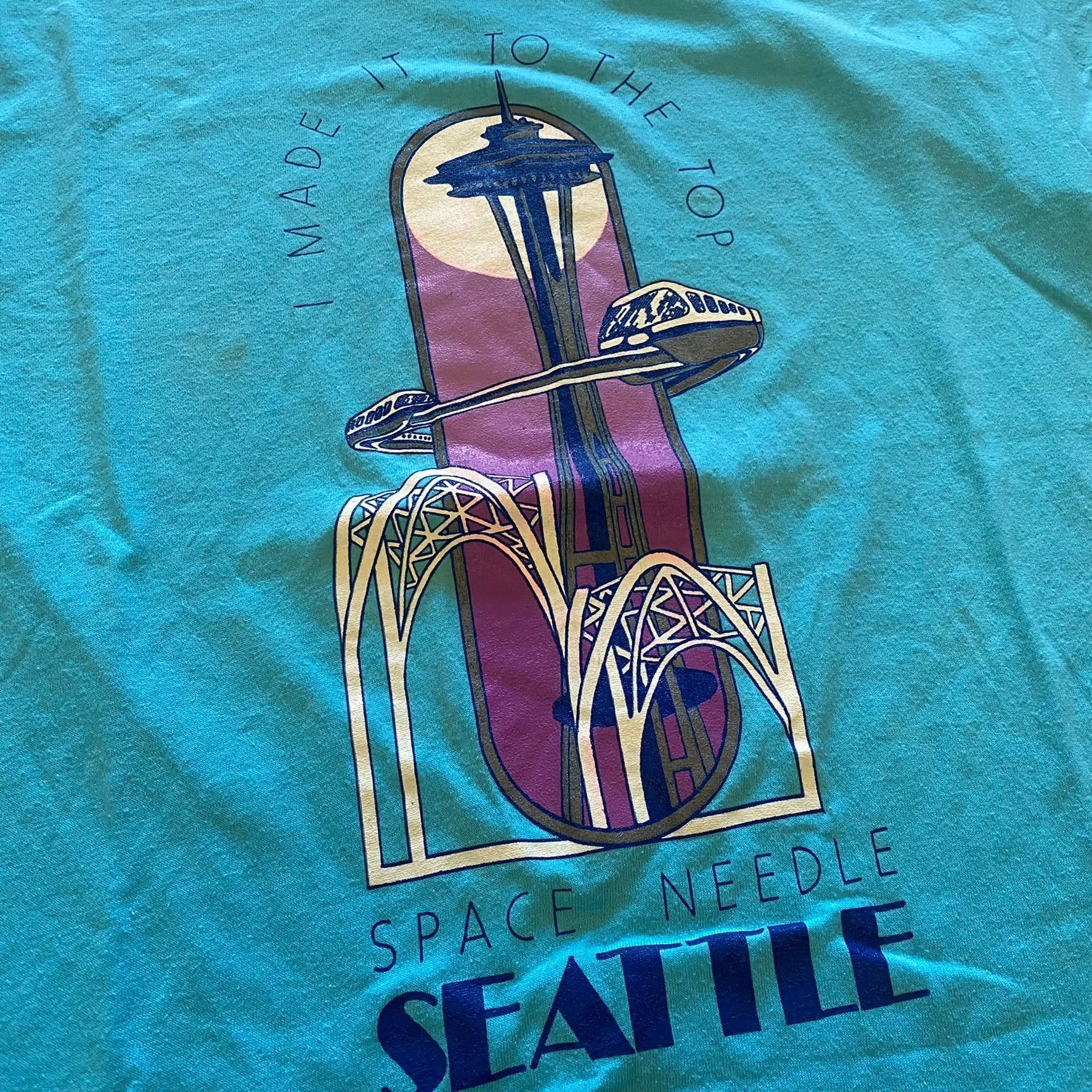 Vintage Seattle Space Needle Vintage 80s T-Shirt Size US M / EU 48-50 / 2 - 2 Thumbnail