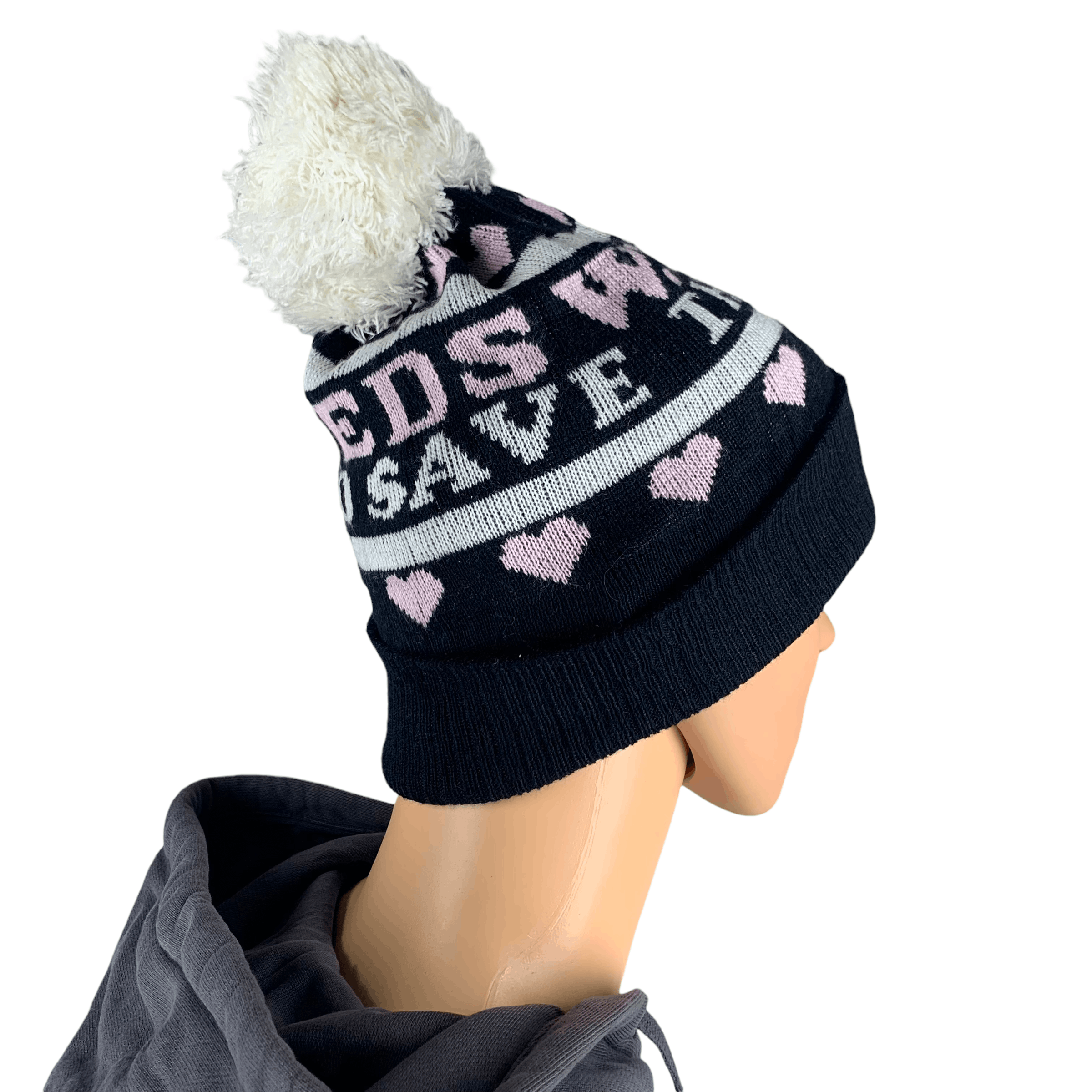 Japanese Brand God Save The Queen Leeds Work Snow Hat #2-A Size ONE SIZE - 3 Thumbnail