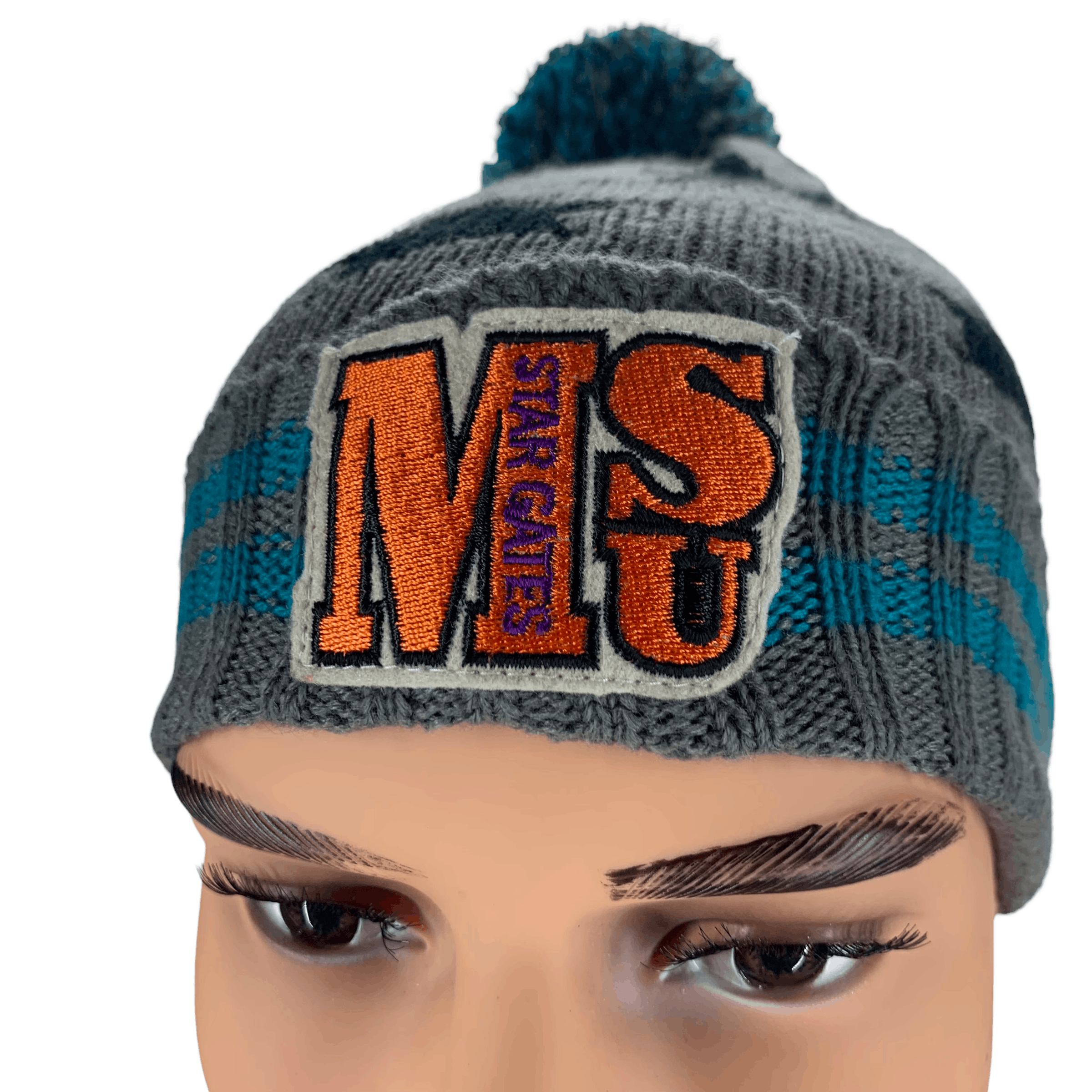 Vintage MSU Star Gates Snow Hat #9-A Size ONE SIZE - 2 Thumbnail