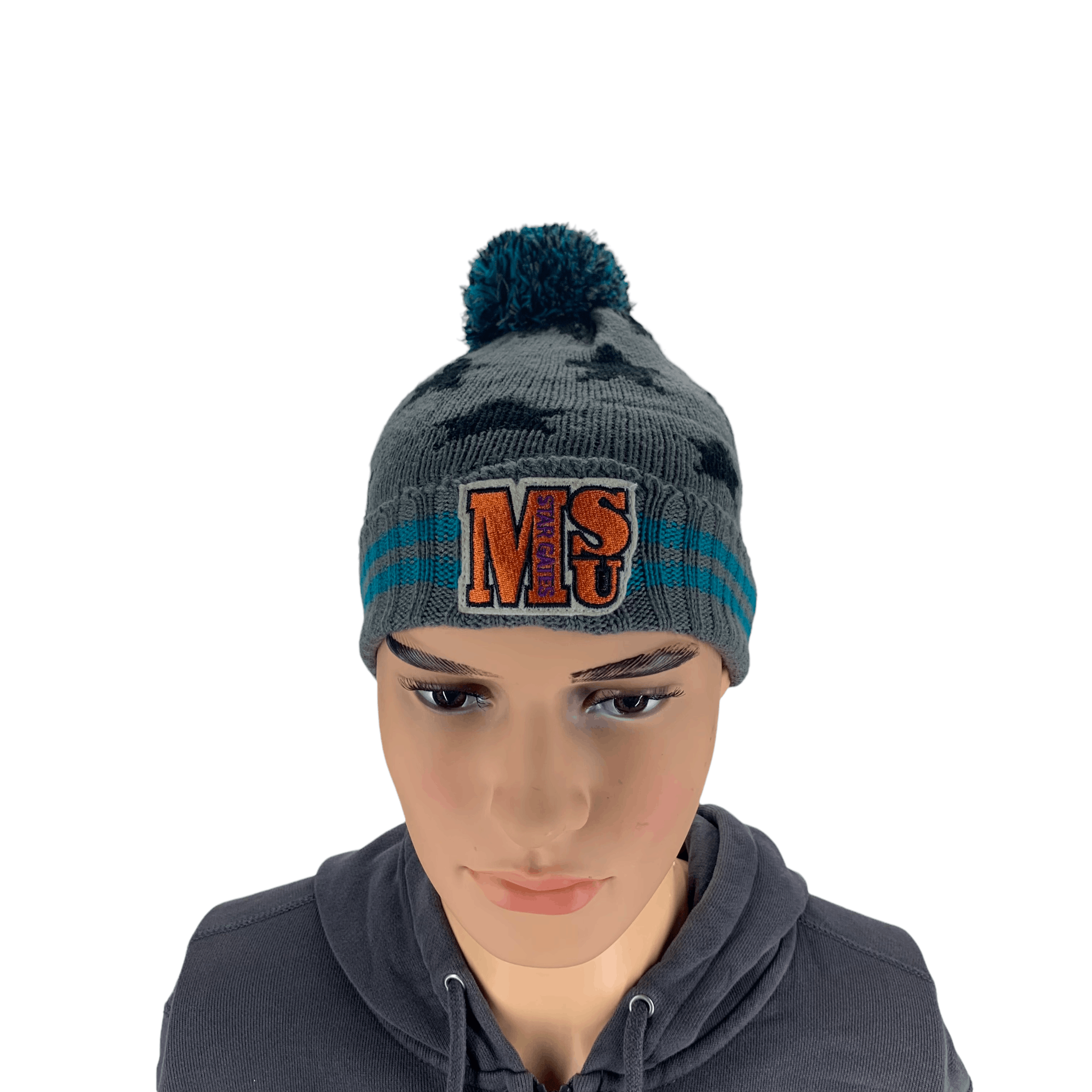 Vintage MSU Star Gates Snow Hat #9-A Size ONE SIZE - 1 Thumbnail