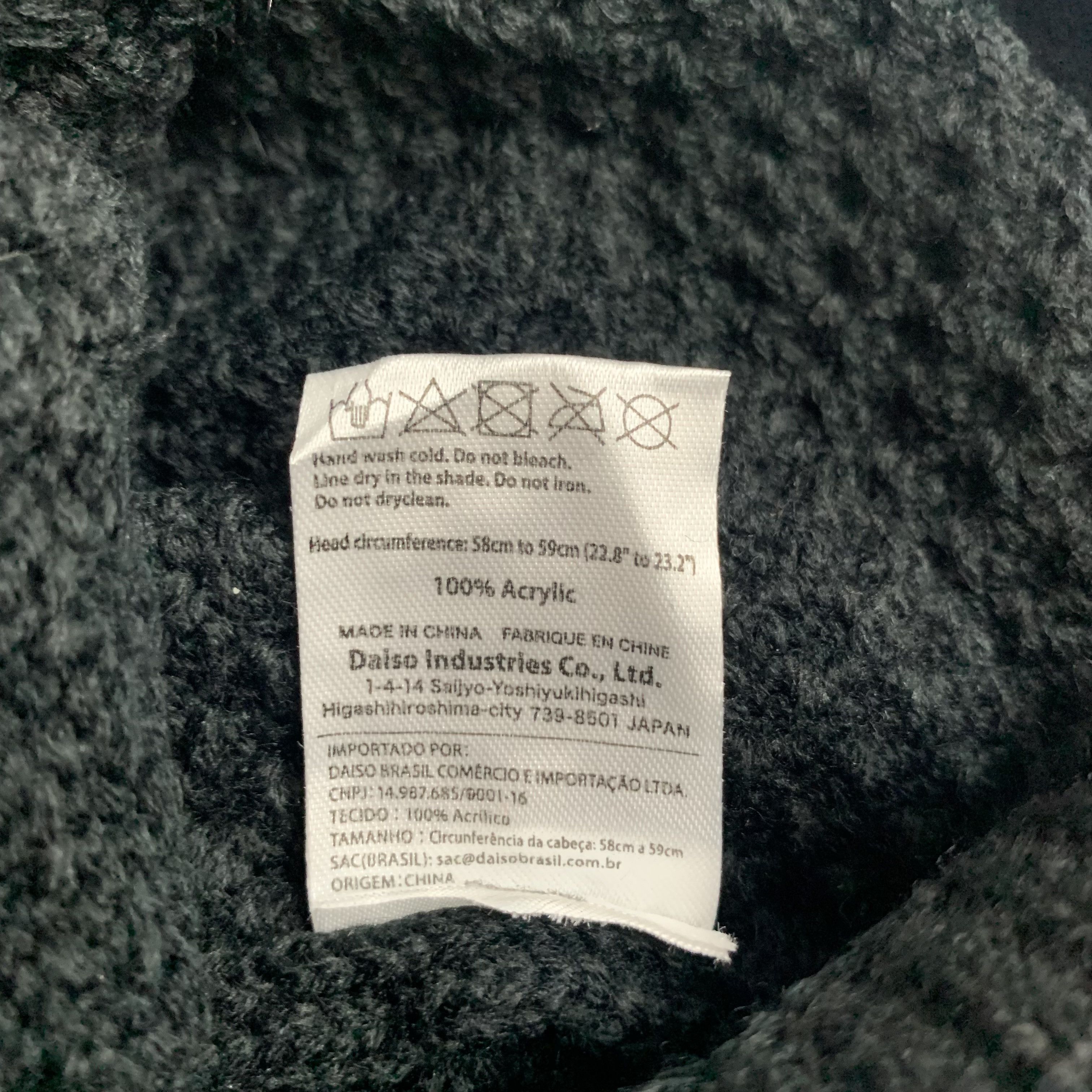 Japanese Brand Daiso California Beanie #12-A Size ONE SIZE - 4 Thumbnail