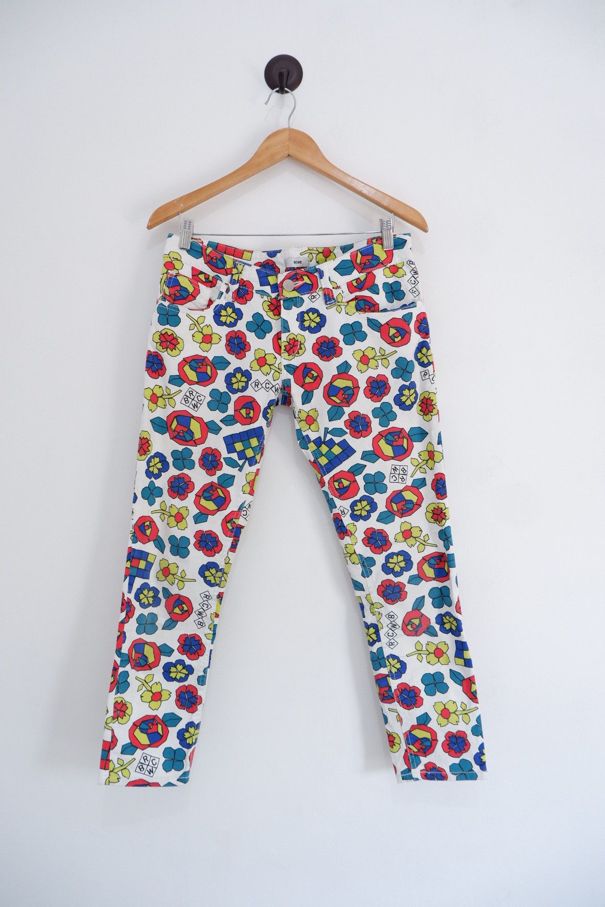 Japanese Brand RCWB Origami Floral Pants Size US 28 / EU 44 - 1 Thumbnail