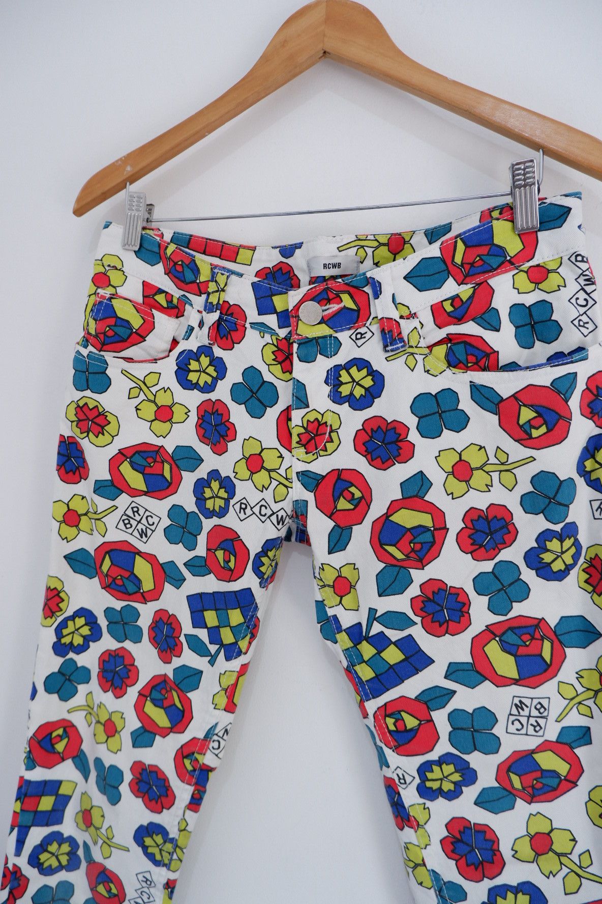 Japanese Brand RCWB Origami Floral Pants Size US 28 / EU 44 - 3 Thumbnail