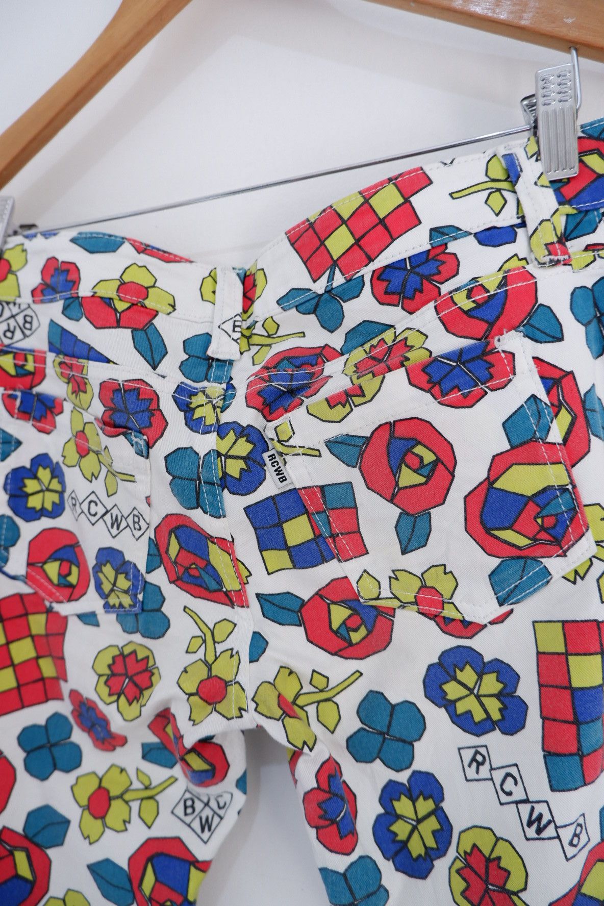 Japanese Brand RCWB Origami Floral Pants Size US 28 / EU 44 - 8 Thumbnail