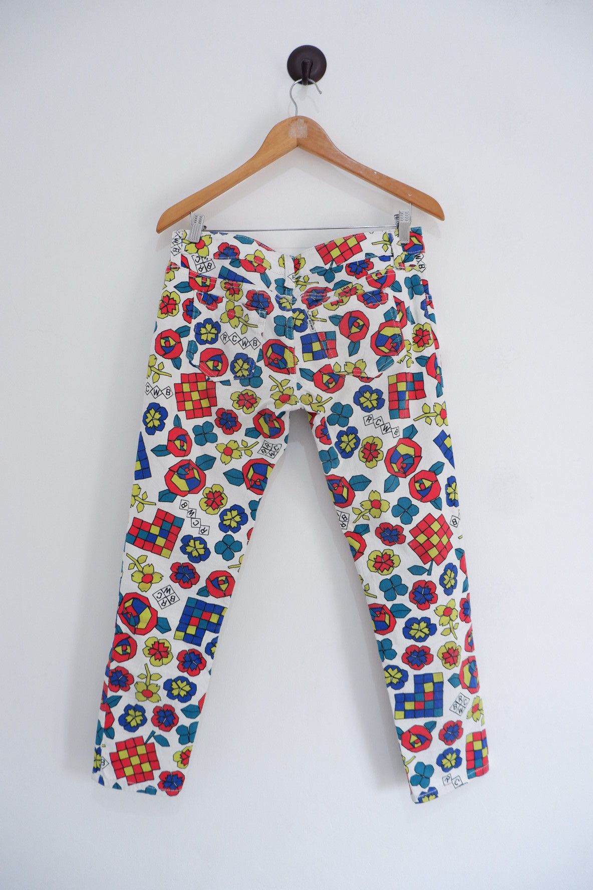 Japanese Brand RCWB Origami Floral Pants Size US 28 / EU 44 - 2 Thumbnail