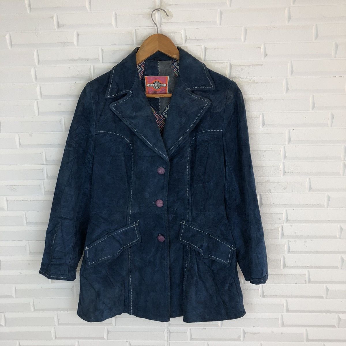 Vintage MS.PIONEER USA LEATHER JACKET Size US S / EU 44-46 / 1 - 2 Thumbnail