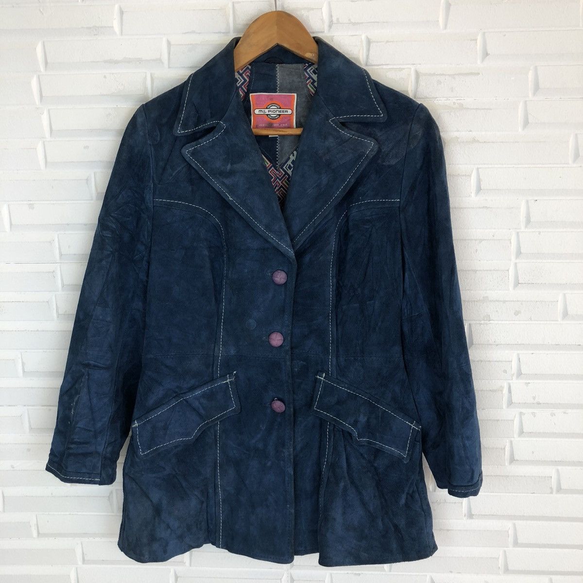 Vintage MS.PIONEER USA LEATHER JACKET Size US S / EU 44-46 / 1 - 5 Thumbnail
