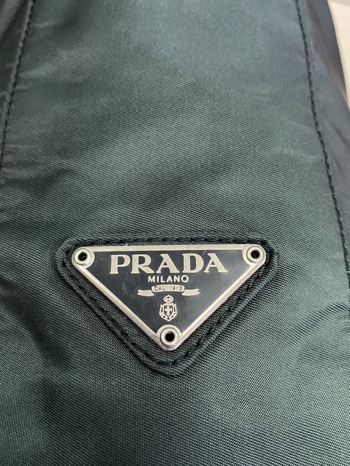Prada AUTHENTIC VINTAGE PRADA GREEN NYLON HANDBAG Size ONE SIZE - 11 Thumbnail