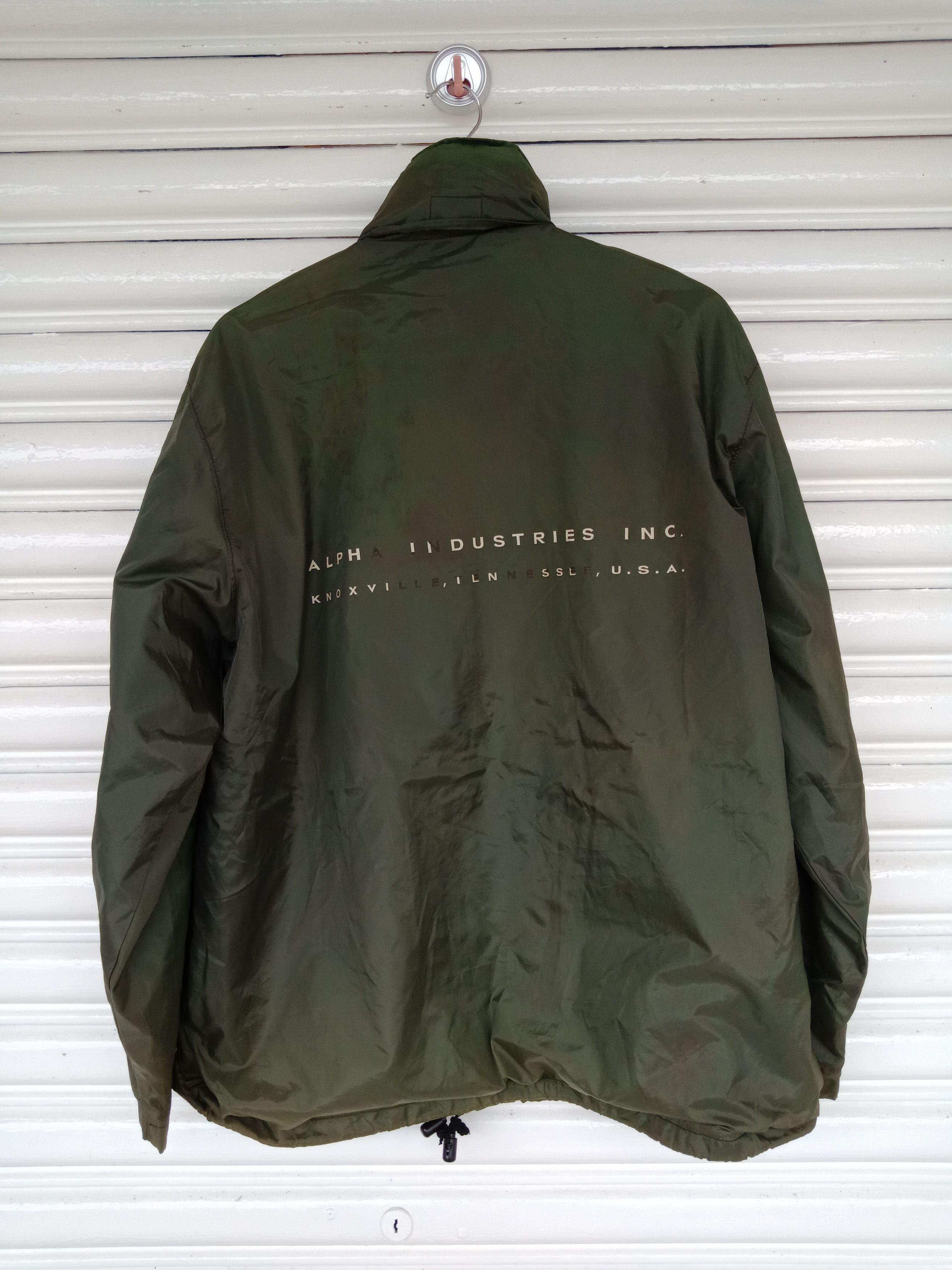 Alpha Industries × Avirex Alpha Industries Green Two Tones Nylon Size US L / EU 52-54 / 3 - 1 Thumbnail