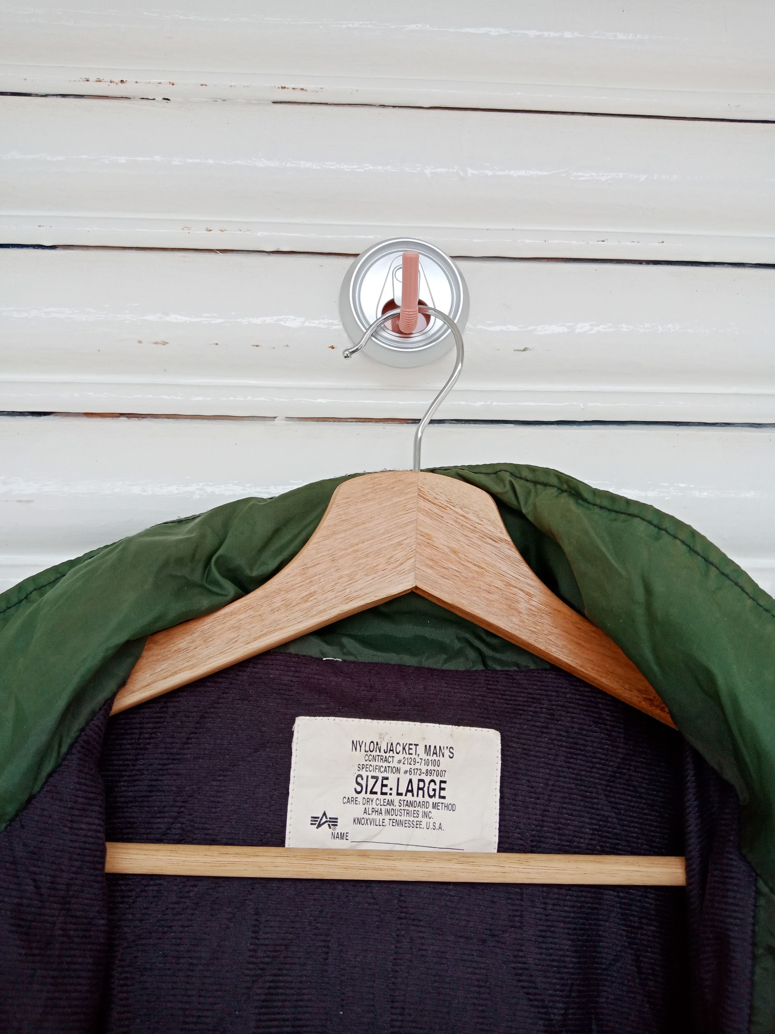 Alpha Industries × Avirex Alpha Industries Green Two Tones Nylon Size US L / EU 52-54 / 3 - 9 Thumbnail