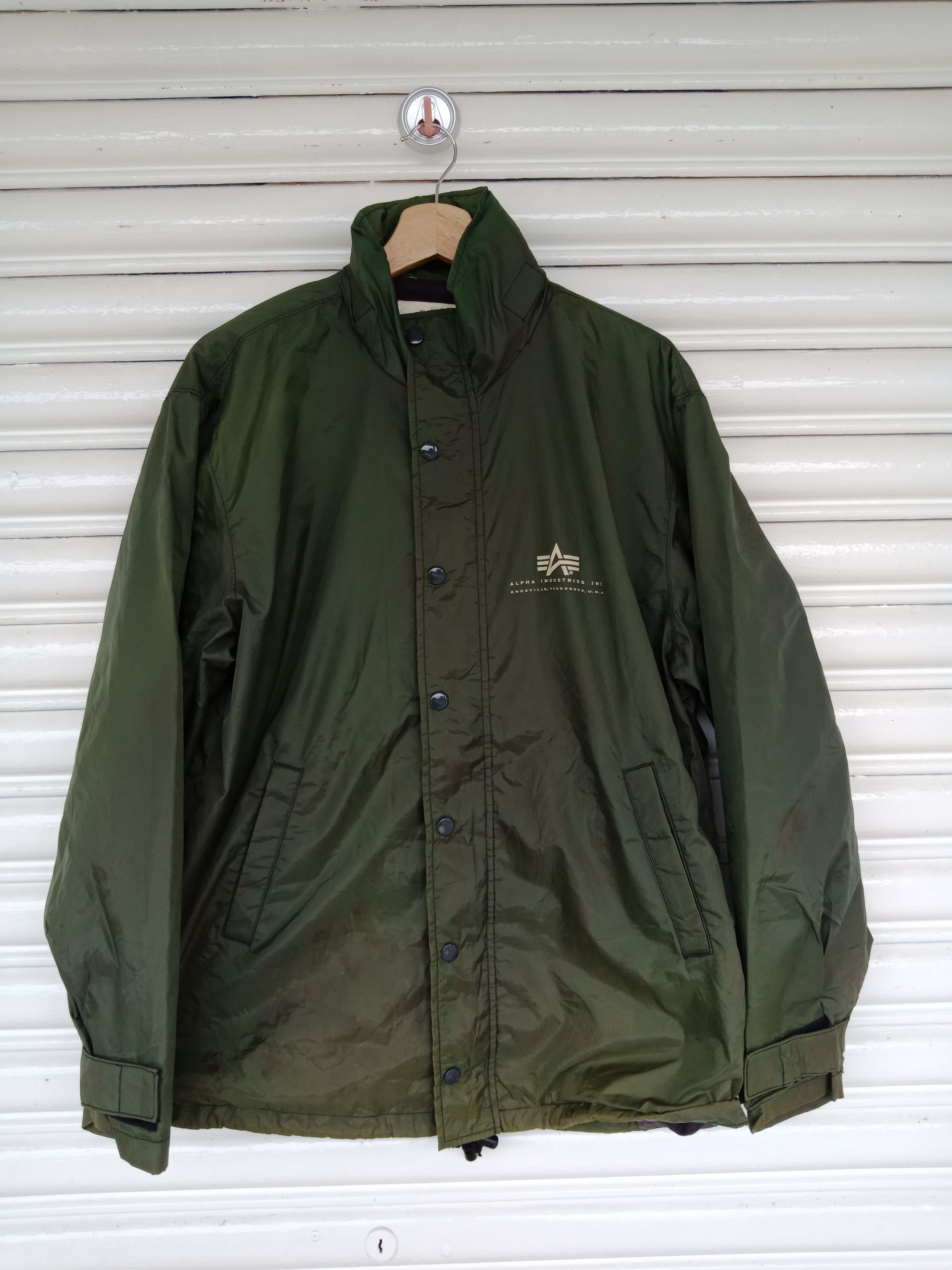 Alpha Industries × Avirex Alpha Industries Green Two Tones Nylon Size US L / EU 52-54 / 3 - 2 Thumbnail