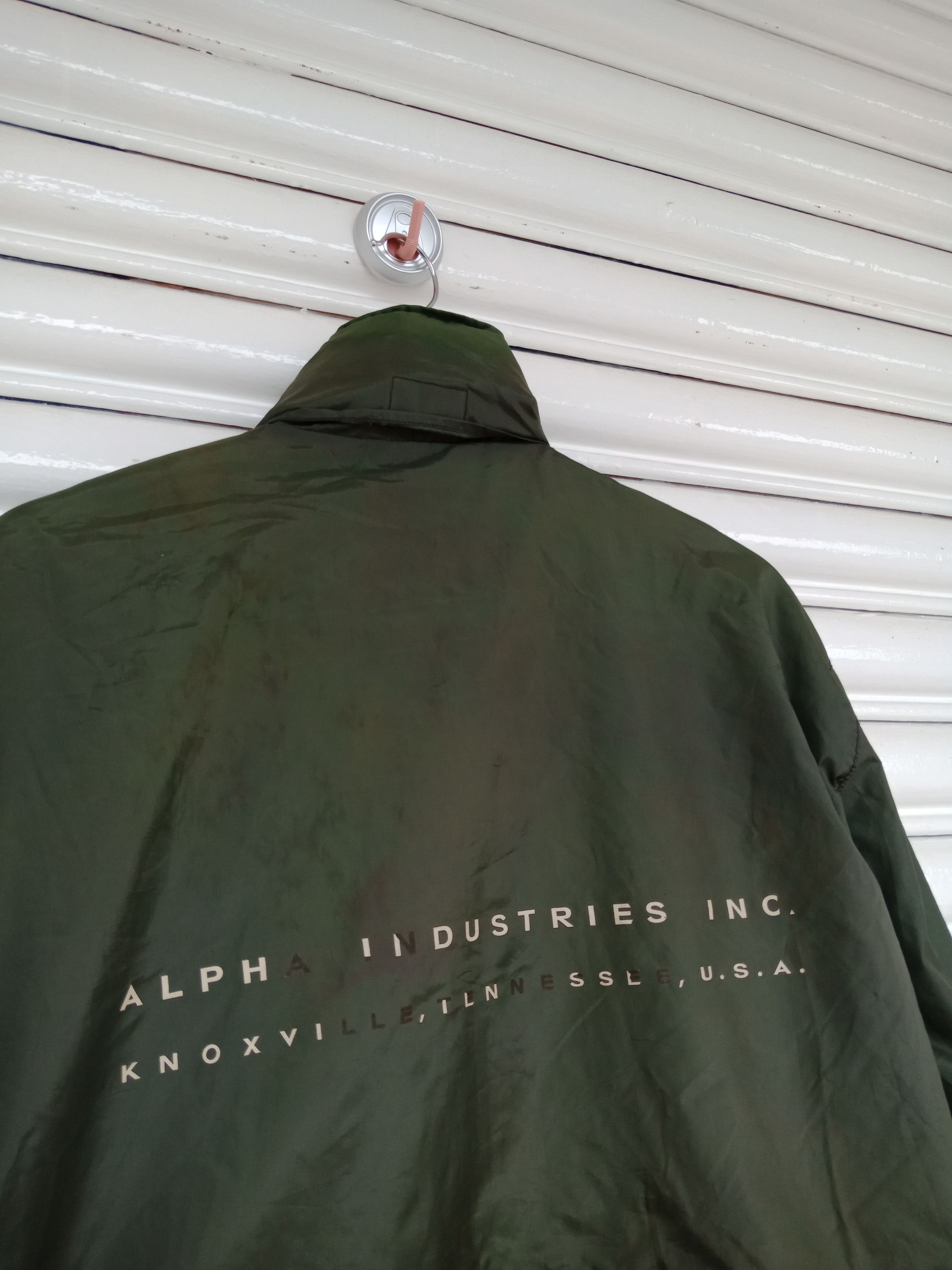 Alpha Industries × Avirex Alpha Industries Green Two Tones Nylon Size US L / EU 52-54 / 3 - 7 Thumbnail