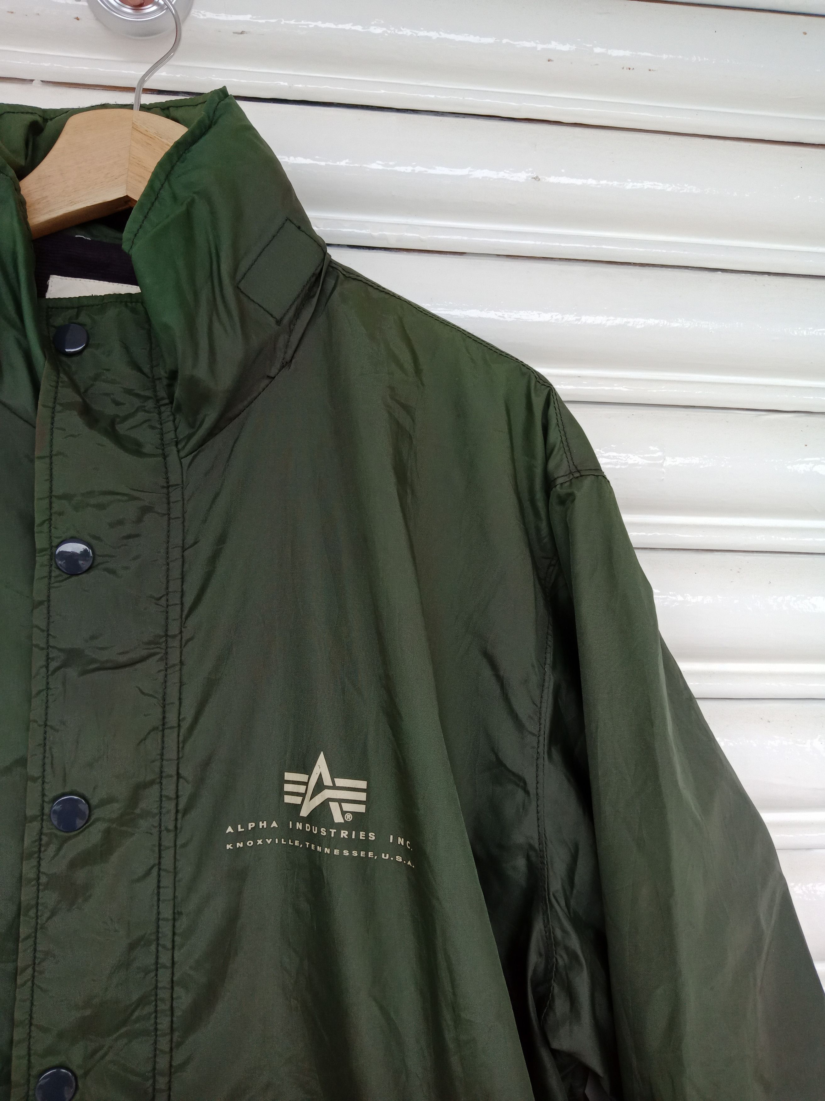 Alpha Industries × Avirex Alpha Industries Green Two Tones Nylon Size US L / EU 52-54 / 3 - 8 Thumbnail