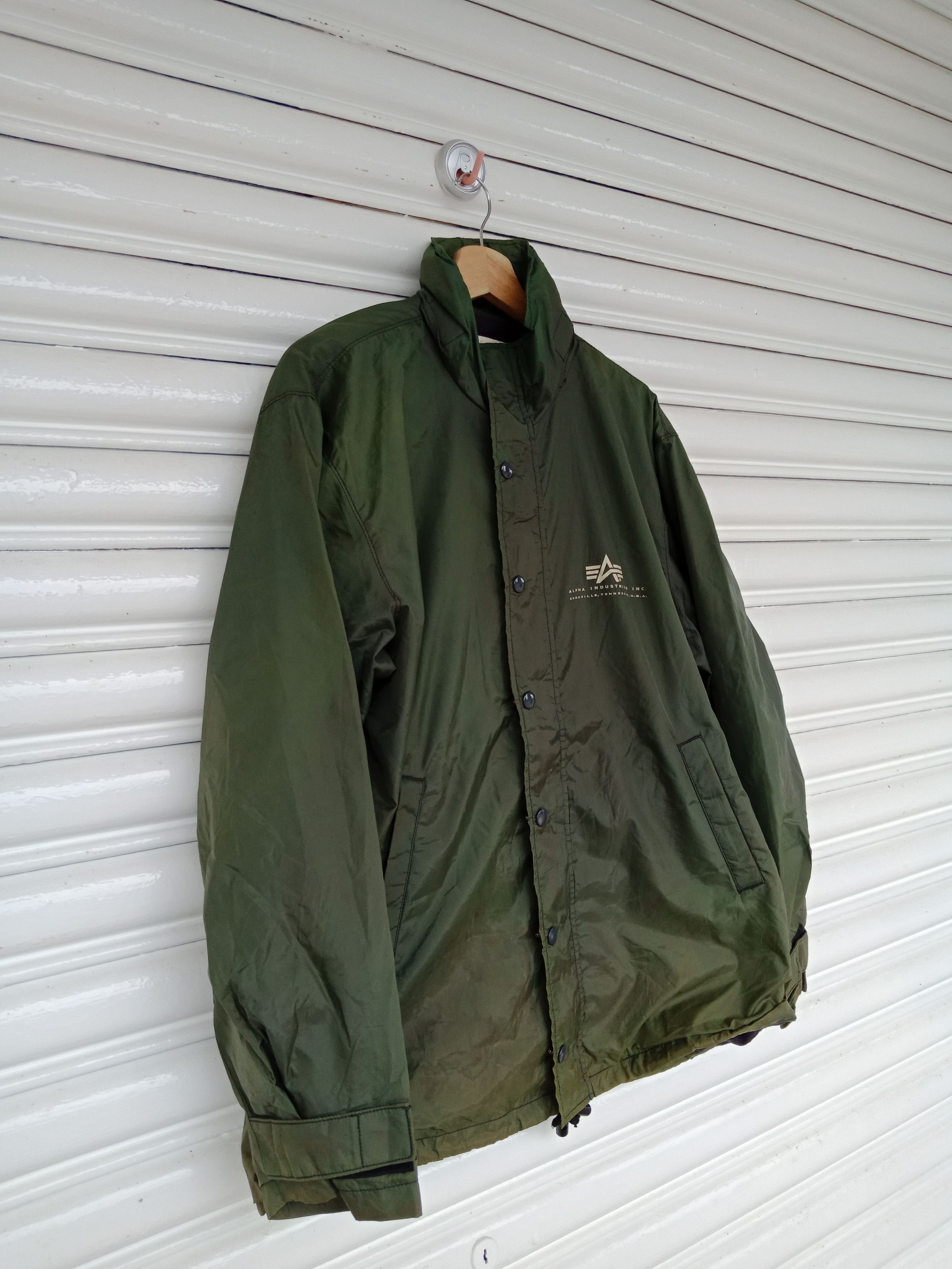 Alpha Industries × Avirex Alpha Industries Green Two Tones Nylon Size US L / EU 52-54 / 3 - 6 Thumbnail