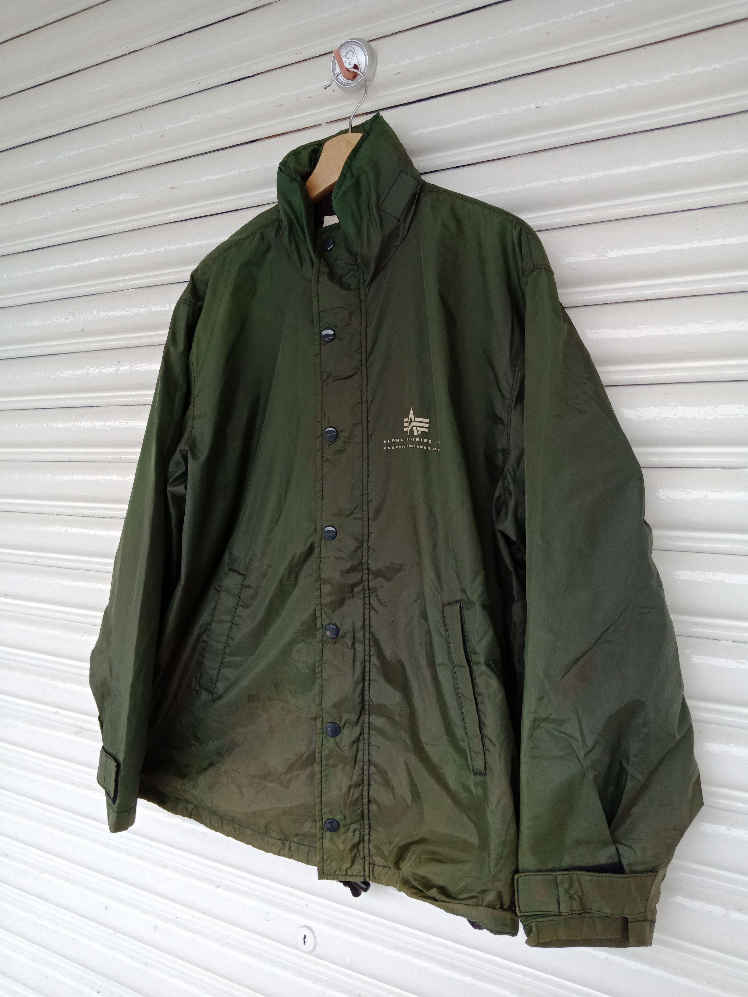 Alpha Industries × Avirex Alpha Industries Green Two Tones Nylon Size US L / EU 52-54 / 3 - 5 Thumbnail