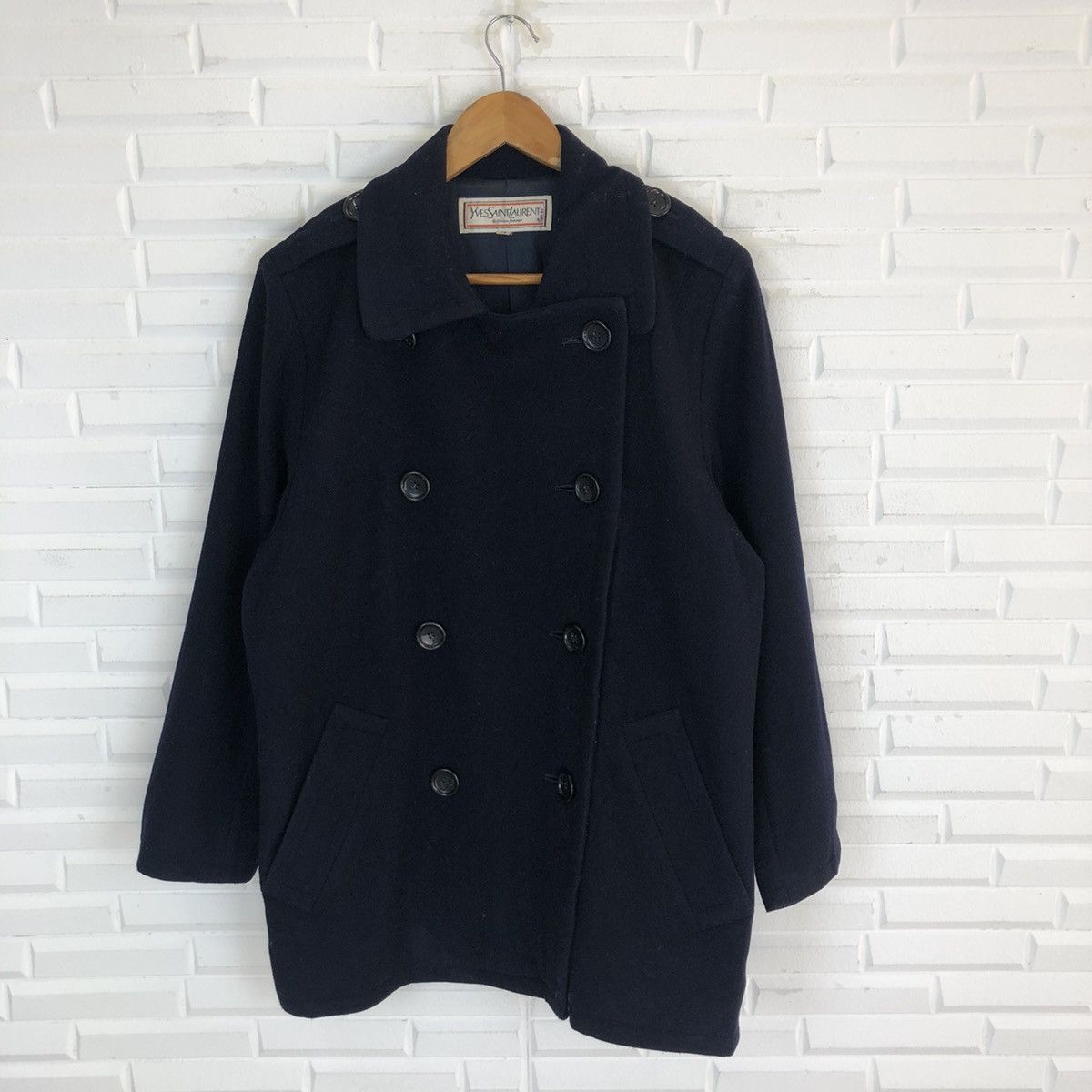 Designer × Yves Saint Laurent YVES SAINT LAUREN DOUBLE BREAST JACKET Size US M / EU 48-50 / 2 - 2 Thumbnail