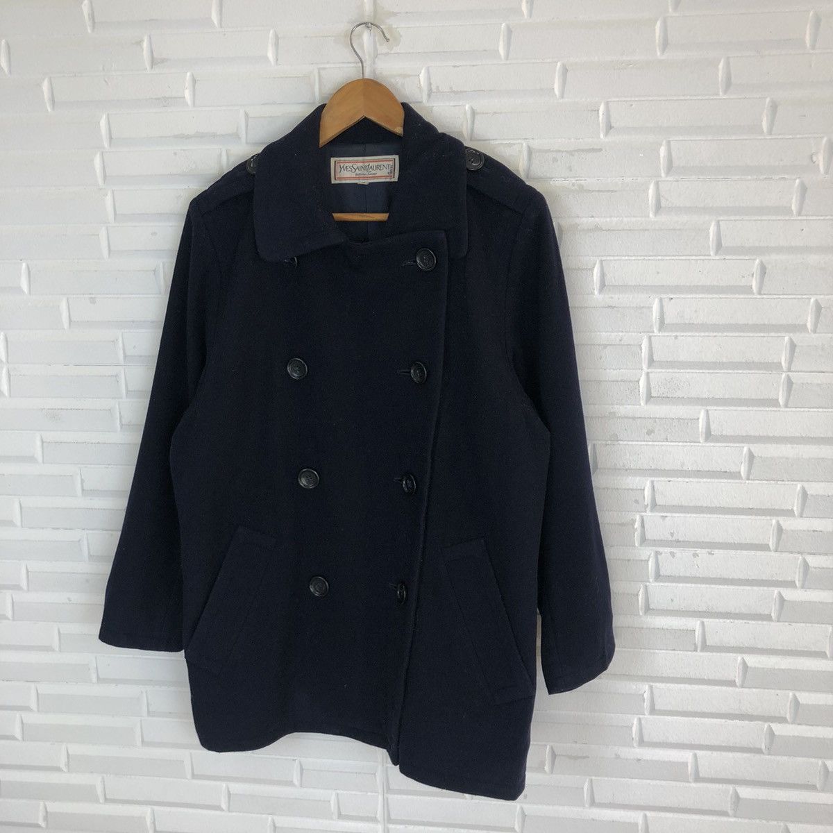 Designer × Yves Saint Laurent YVES SAINT LAUREN DOUBLE BREAST JACKET Size US M / EU 48-50 / 2 - 3 Thumbnail