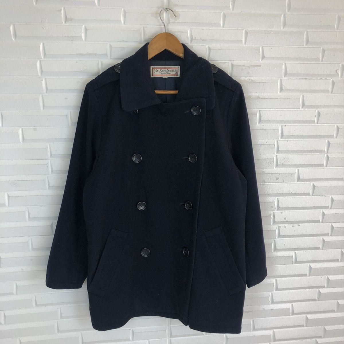 Designer × Yves Saint Laurent YVES SAINT LAUREN DOUBLE BREAST JACKET Size US M / EU 48-50 / 2 - 4 Thumbnail