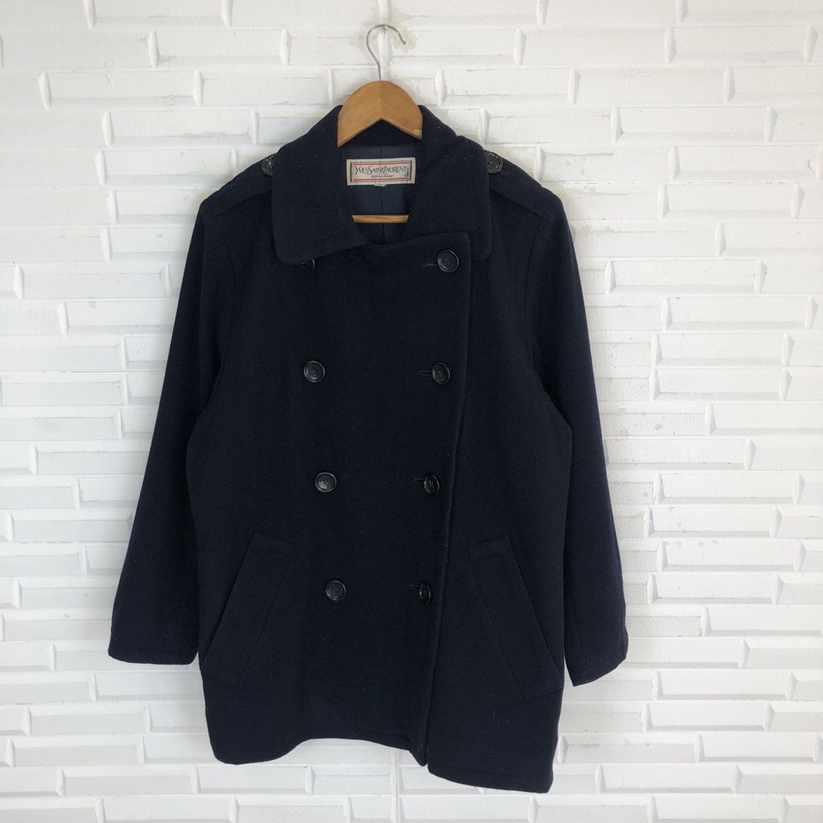 Designer × Yves Saint Laurent YVES SAINT LAUREN DOUBLE BREAST JACKET Size US M / EU 48-50 / 2 - 1 Thumbnail