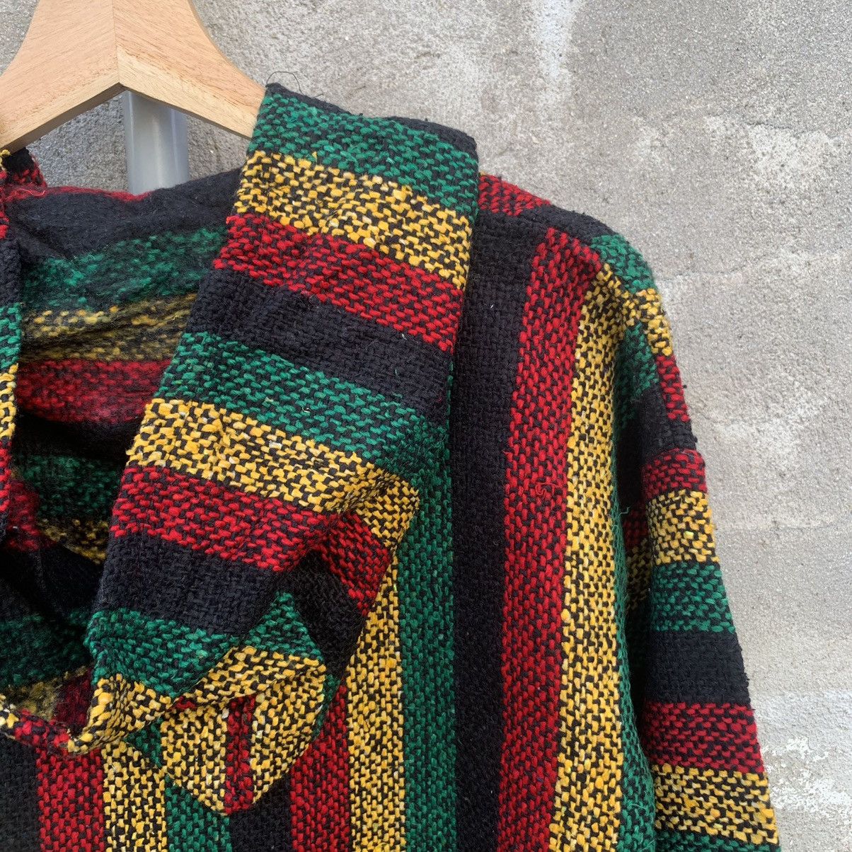 Mexican Threads × Mexicana × Vintage 1990’s Vintage Baja Mexican Sweater Baja Rasta Marley Hoodie Size US M / EU 48-50 / 2 - 9 Thumbnail