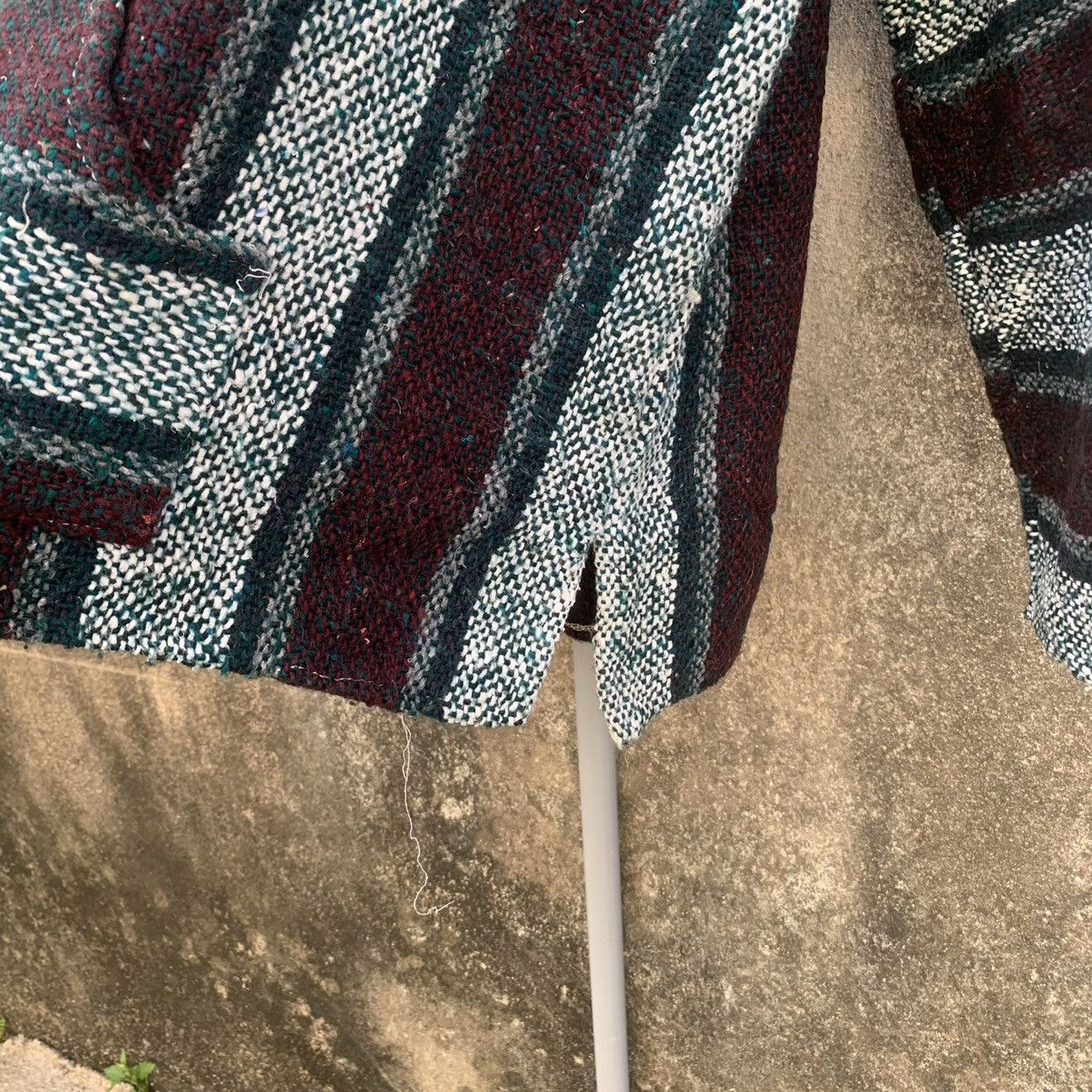 Mexican Threads × Mexicana × Vintage Vintage Baja Mexican Hoodie Knit Sweater Size US L / EU 52-54 / 3 - 3 Thumbnail