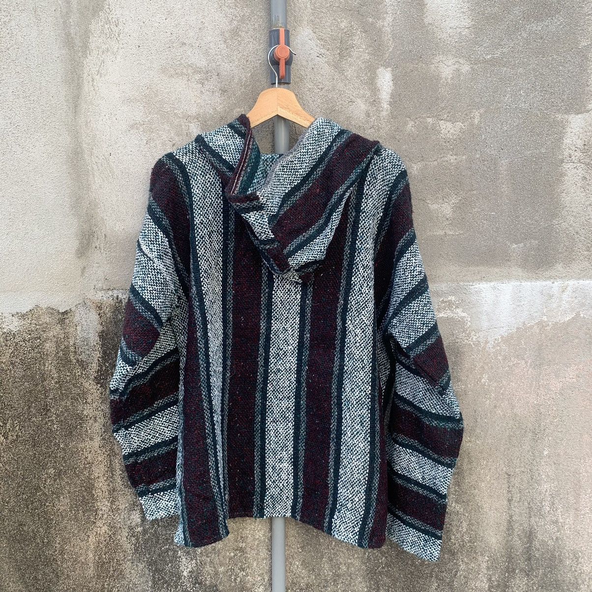 Mexican Threads × Mexicana × Vintage Vintage Baja Mexican Hoodie Knit Sweater Size US L / EU 52-54 / 3 - 7 Thumbnail