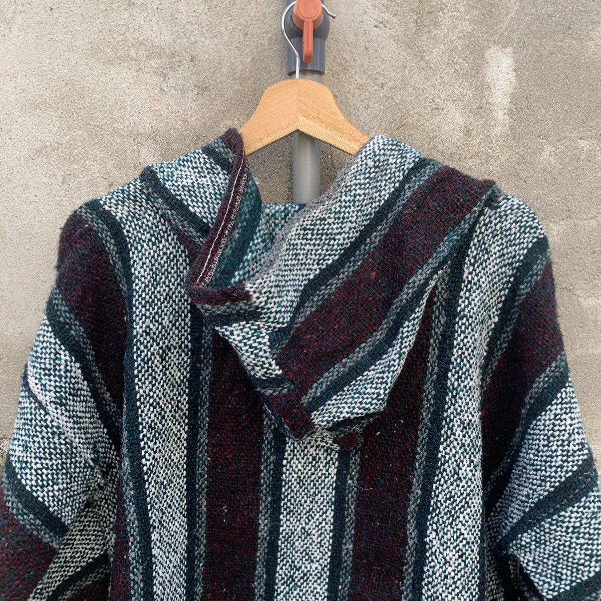 Mexican Threads × Mexicana × Vintage Vintage Baja Mexican Hoodie Knit Sweater Size US L / EU 52-54 / 3 - 8 Thumbnail