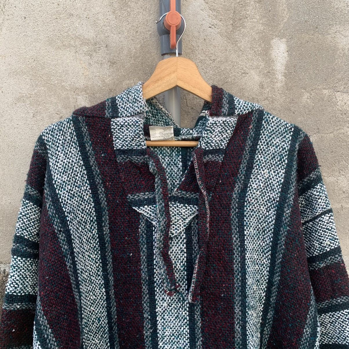 Mexican Threads × Mexicana × Vintage Vintage Baja Mexican Hoodie Knit Sweater Size US L / EU 52-54 / 3 - 2 Thumbnail
