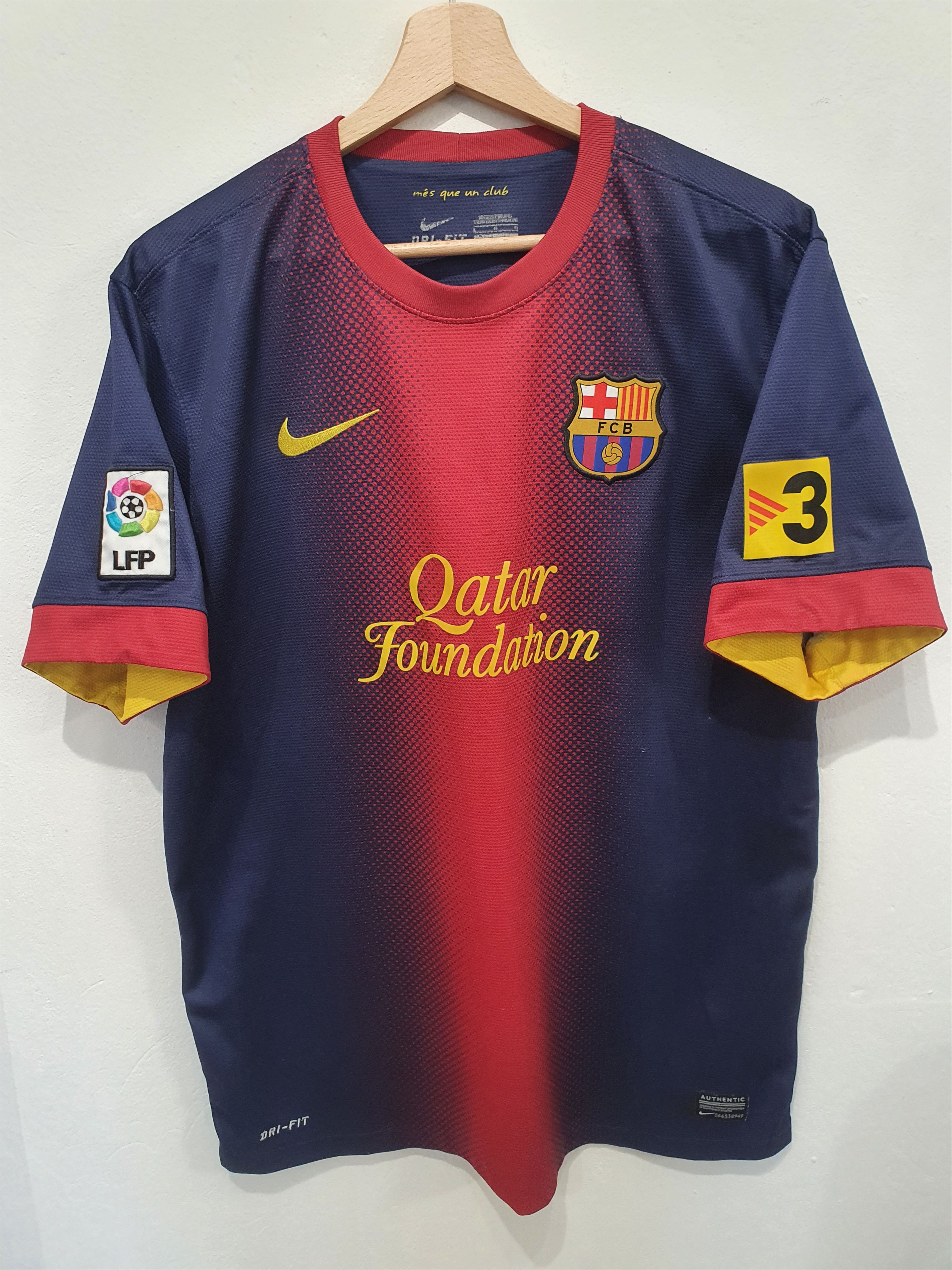 Nike Nike Fc Barcelona Size L 2012 2013 Football Shirt Soccer 