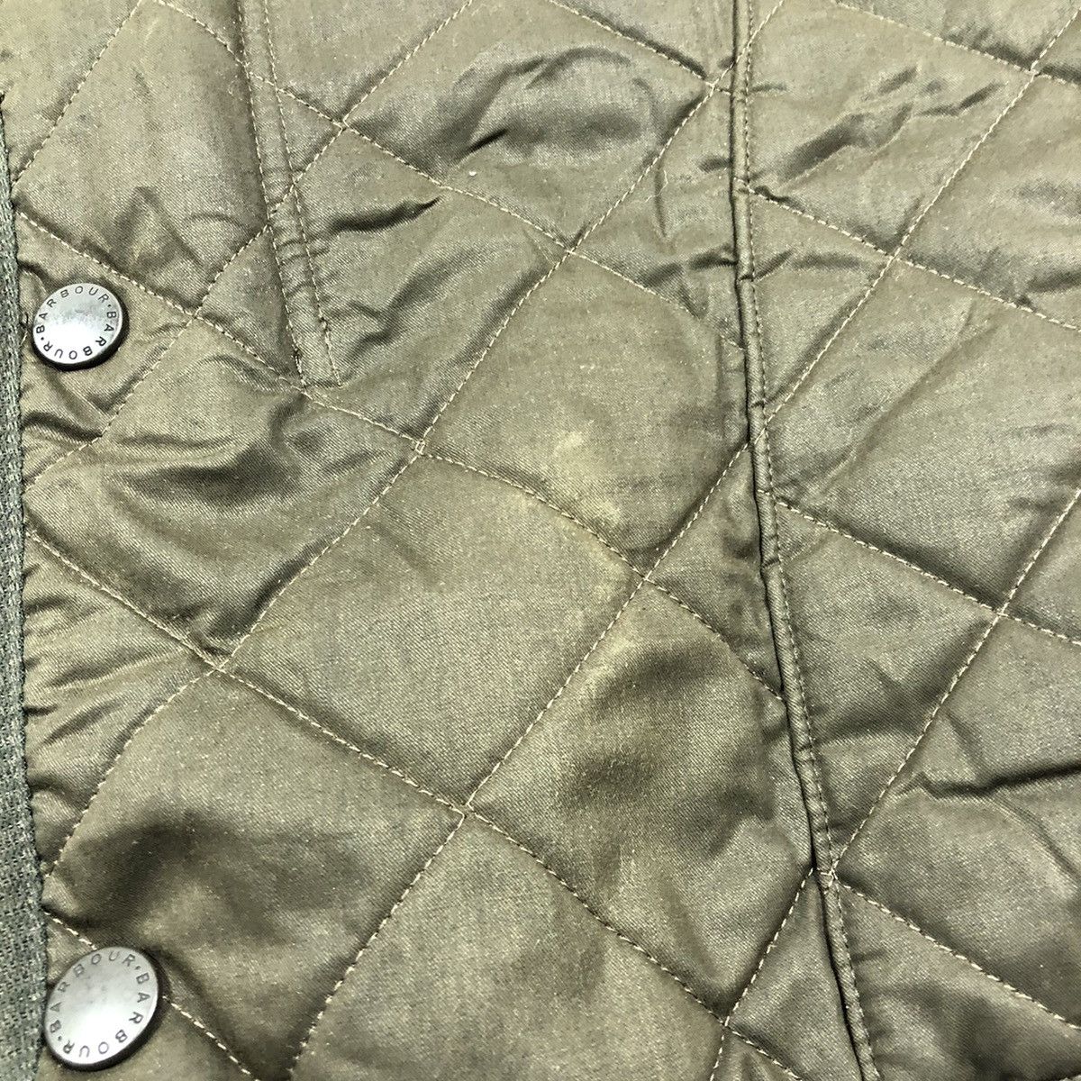 Barbour Barbour D210 Duracotton Polarquilt Wax Quilted Jacket Size US L / EU 52-54 / 3 - 22 Thumbnail